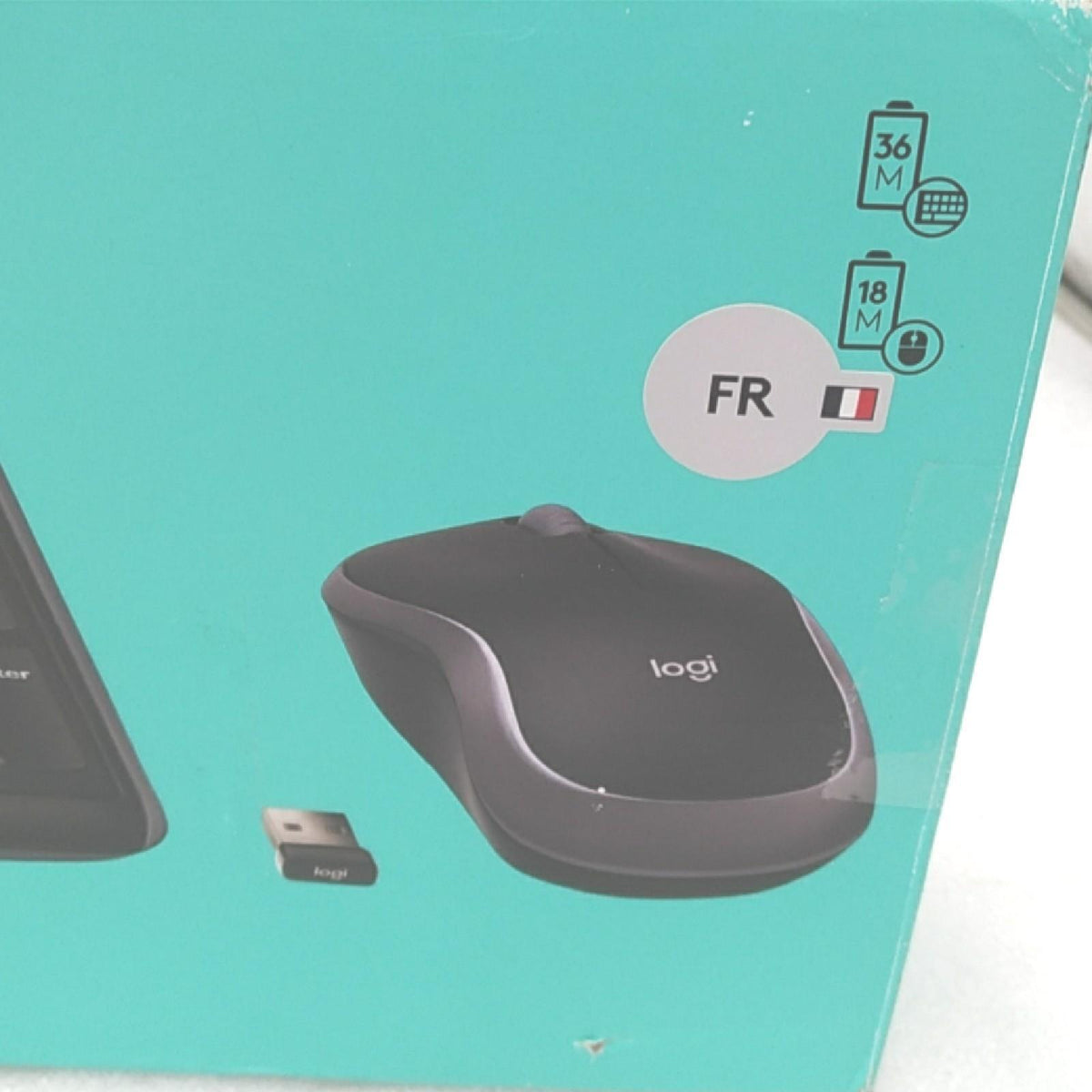 Logitech MK270 Tastatur Maus Set Kabellos Komfortable Bedienung Windows Französisch