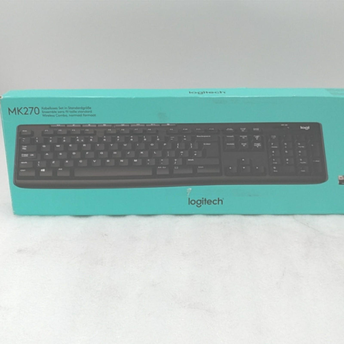 Logitech MK270 Tastatur Maus Set Kabellos Komfortable Bedienung Windows Französisch