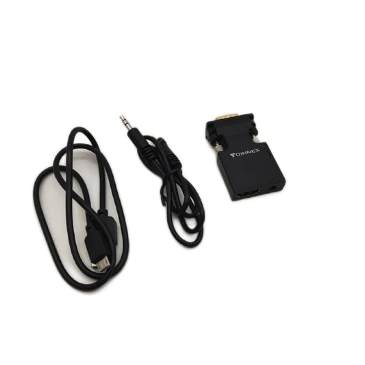 HDMI VGA Konverter Full HD 1080P Hubs Audio Video PC TV Spiele Konnektivität
