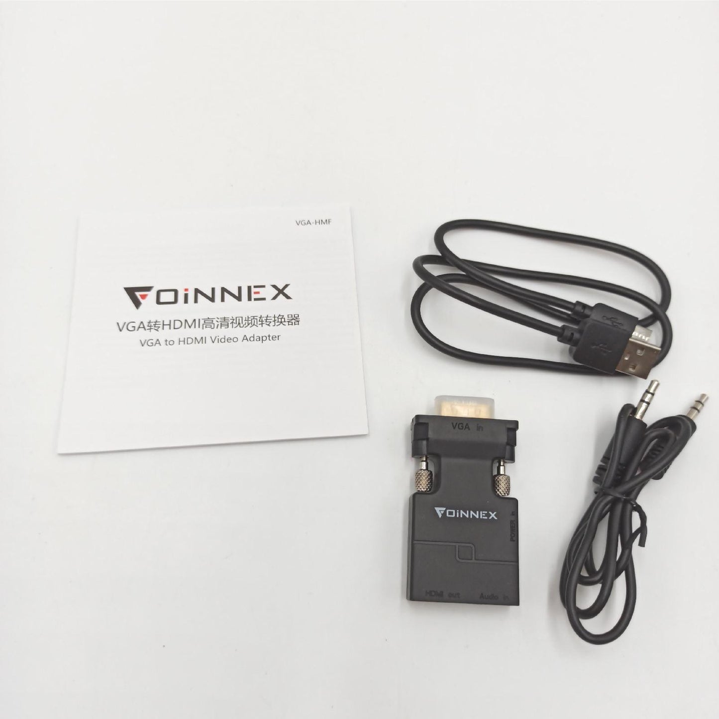 HDMI VGA Konverter Full HD 1080P Hubs Audio Video PC TV Spiele Konnektivität