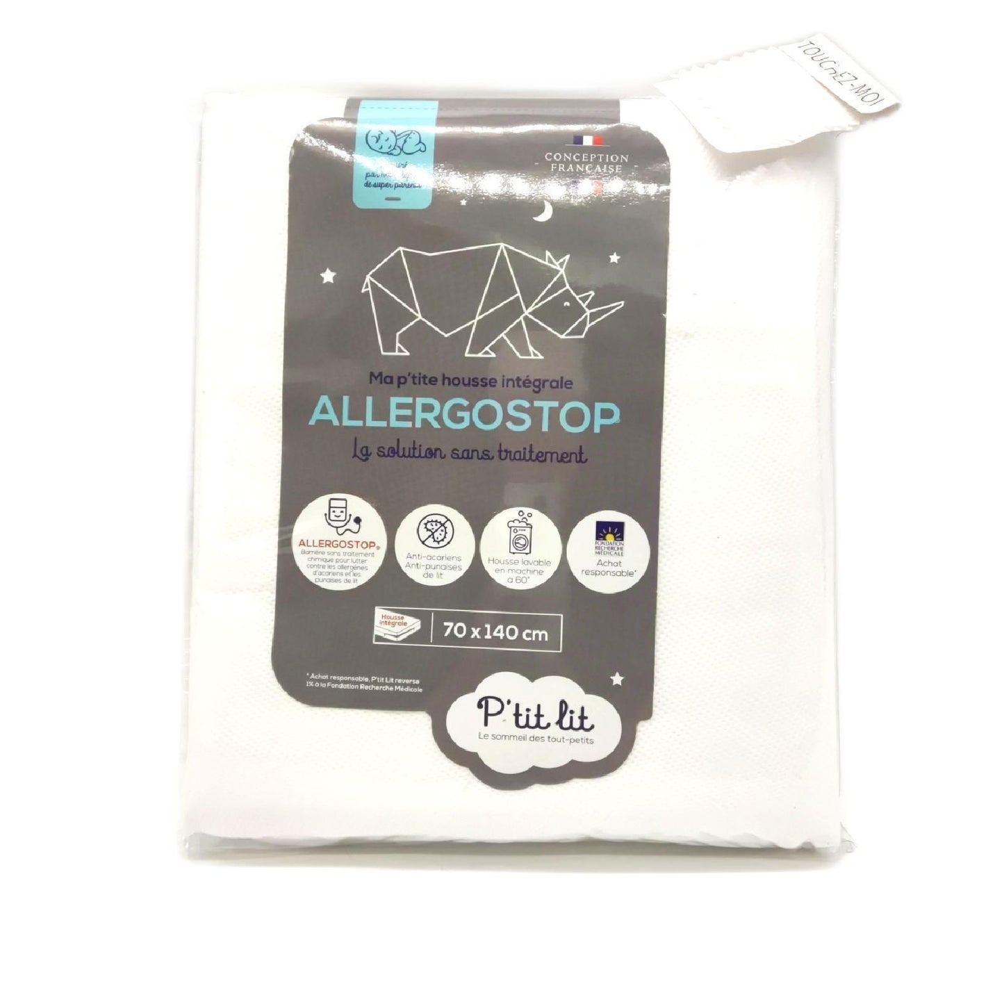 Ptit Lit Matratzenschoner Babyausstattung Schonbezug Allergostop 70 x