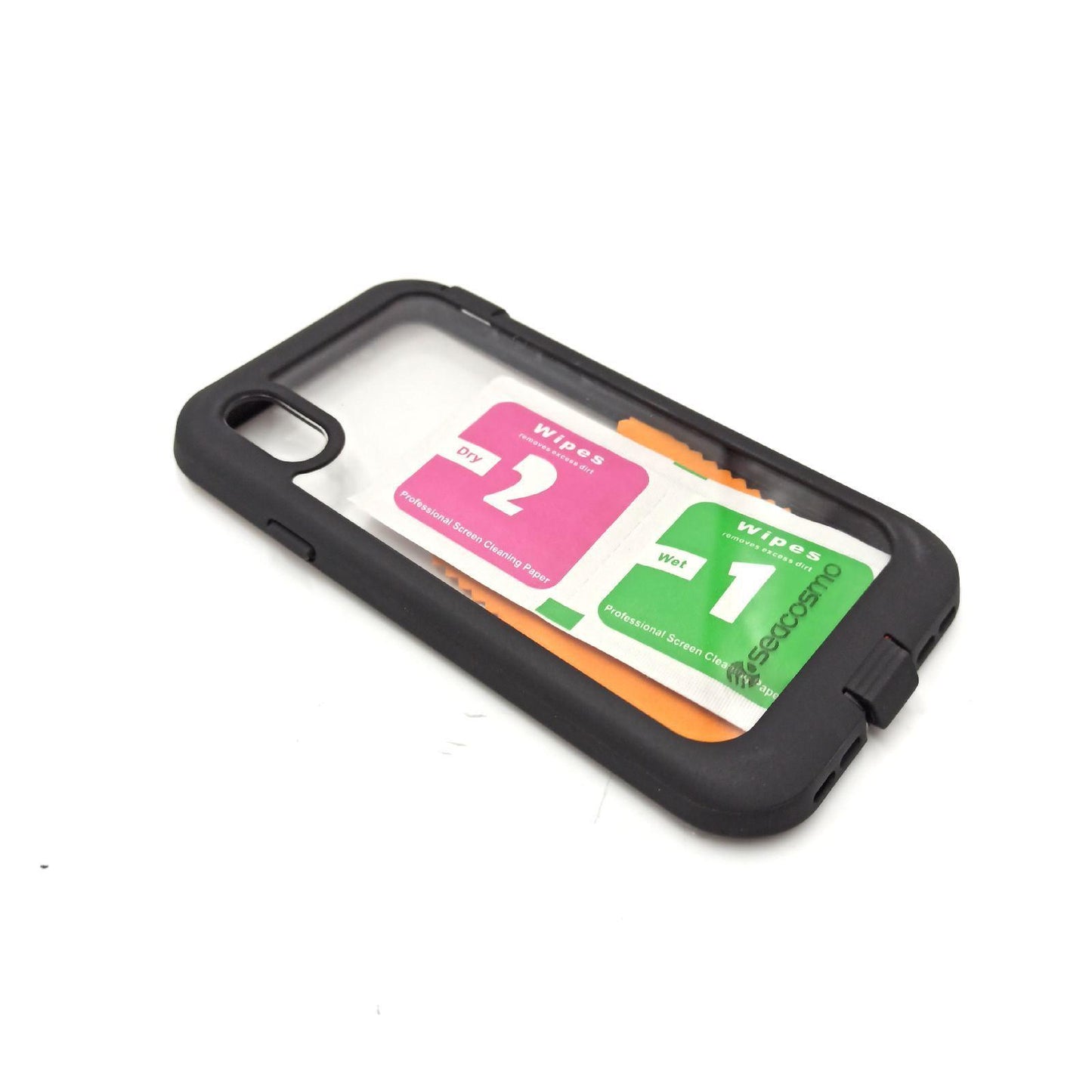 SEACOSMO iPhone Xs Schutzcover Full Schwarz Anti Schock Hülle Ersatz Display