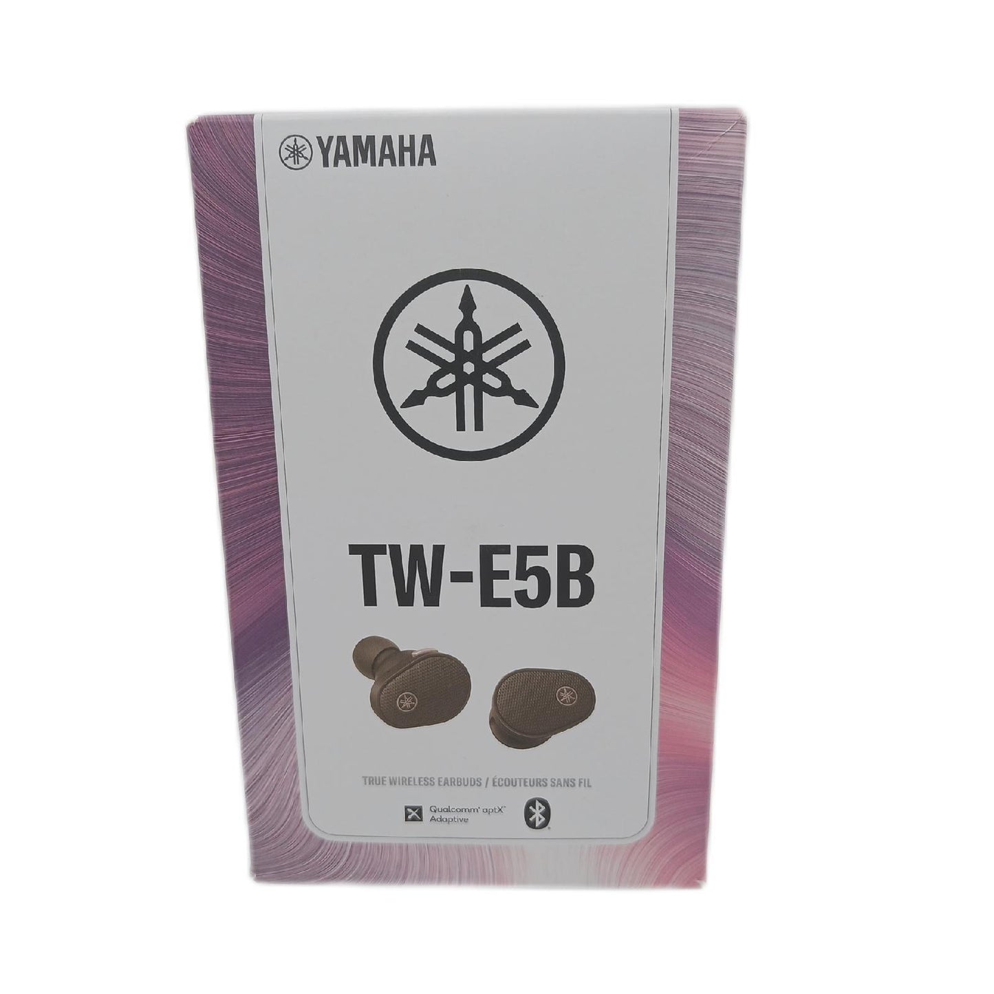 Yamaha TW-E5B True Wireless Earbuds – Ohrhörer in Ladecase mit True Sound, aptX Adaptive, Game Mode, Ambient Sound, Listening Care und eingebautem Mikrofon – In Braun