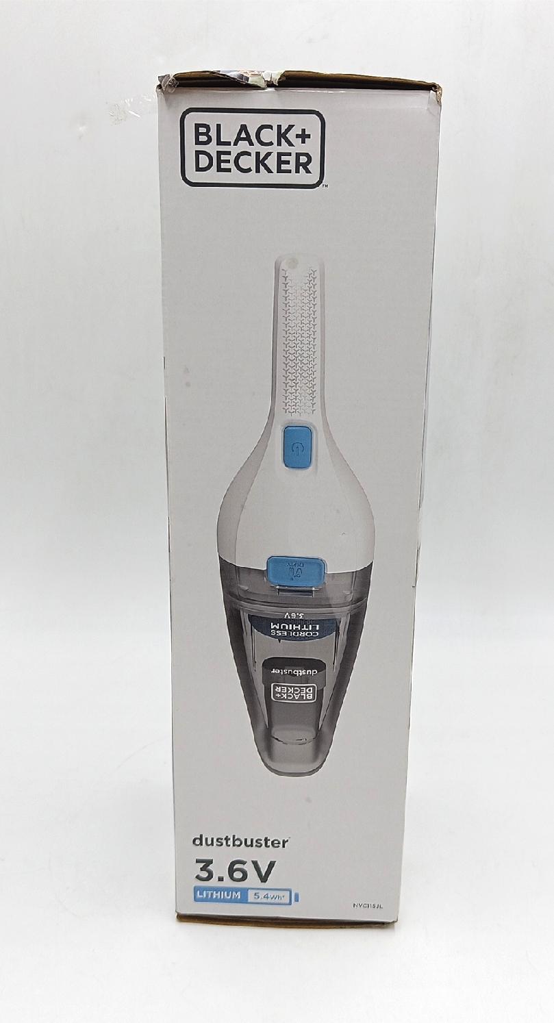 BLACK DECKER Staubsauger Haushalt NVC115JL QW Kabellos Leistungsstark Lithium