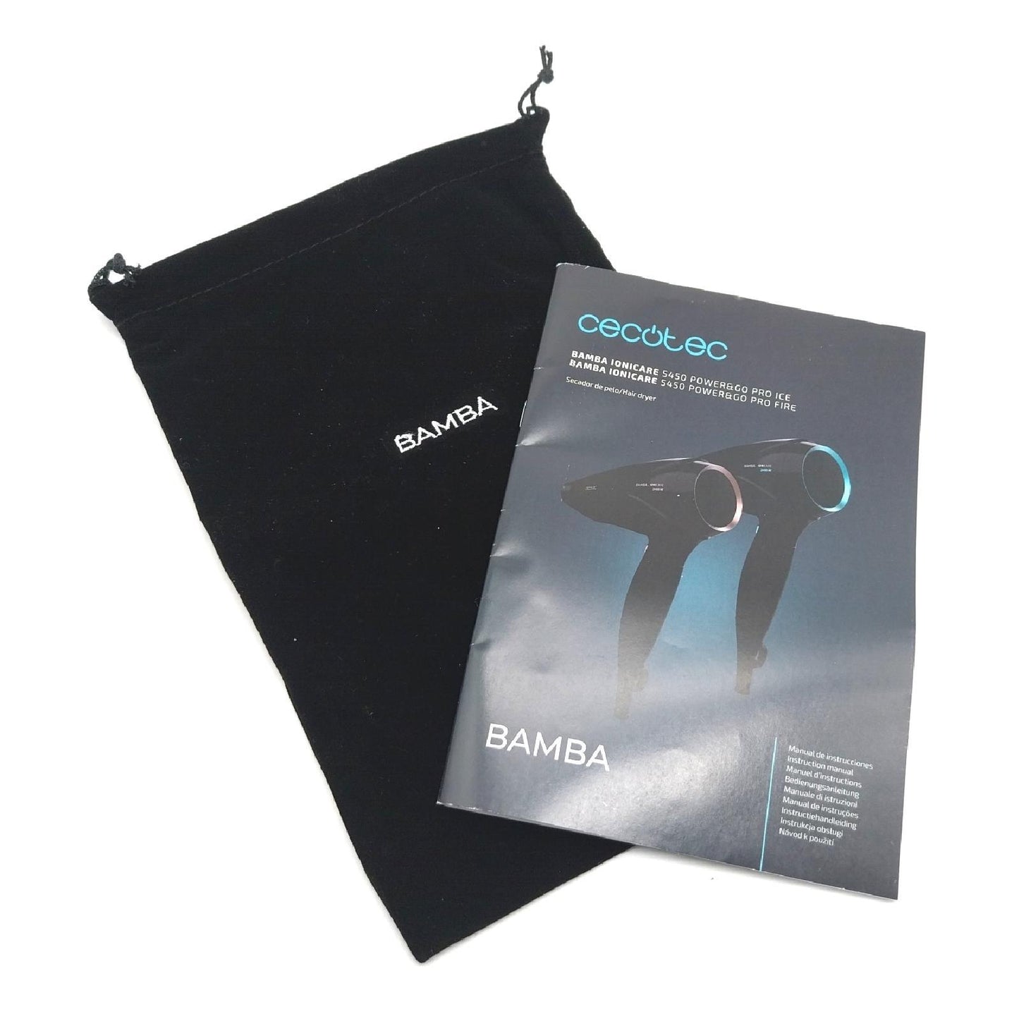 Cecotec Bamba Ionic Haartrockner IoniCare 5450 Power&Go Pro Fire 2400 W Turbo Volumenstyler