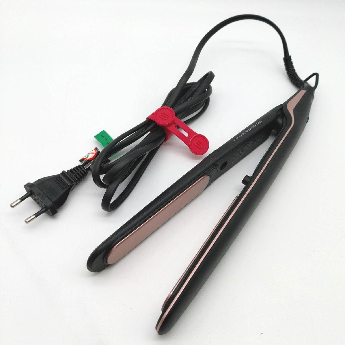 Bellissima Creativity Ion Glätteisen, glattes oder gewelltes Haar, Ionisator, Keramikbeschichtung + Diamantpartikel + Keratin, flexible Platten, 5 Temperaturen 150/230°C mit Memory-Funktion
