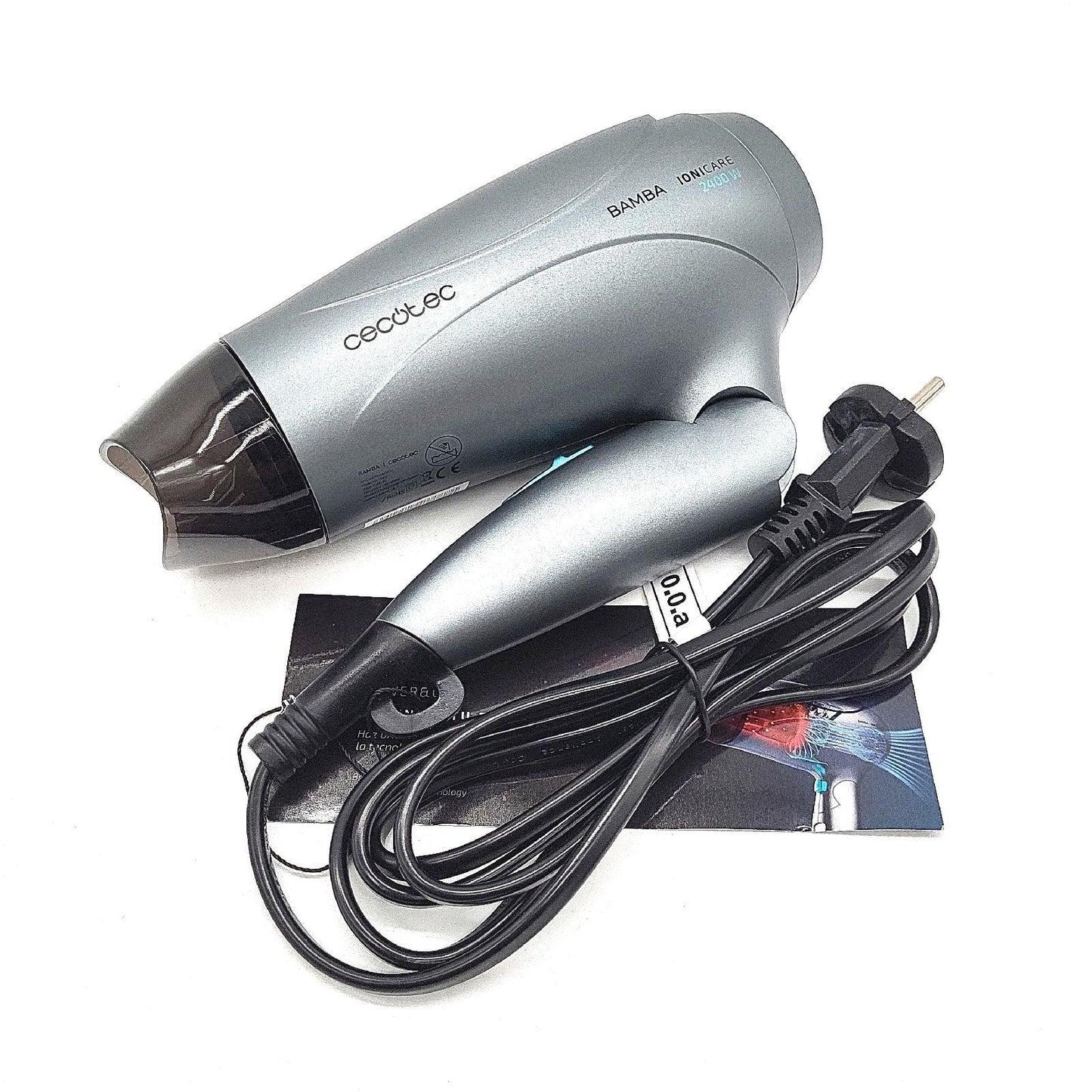 Cecotec IoniCare Power&Go Kompakt Haartrockner Leistung 2400 W DC Motor Hair