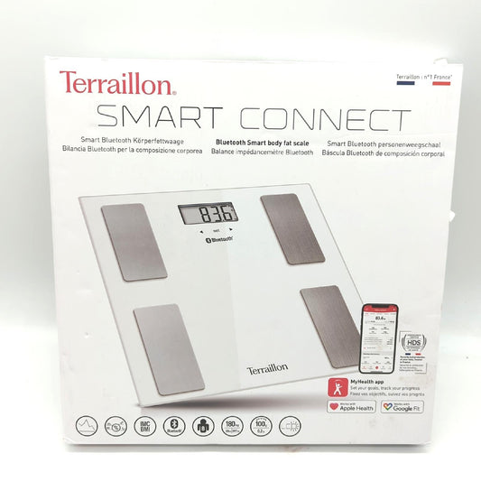 Terraillon Personenwaage Gesundheitsmessung Smart Connect IMC 8 Bluetooth Waage für Körperanalyse