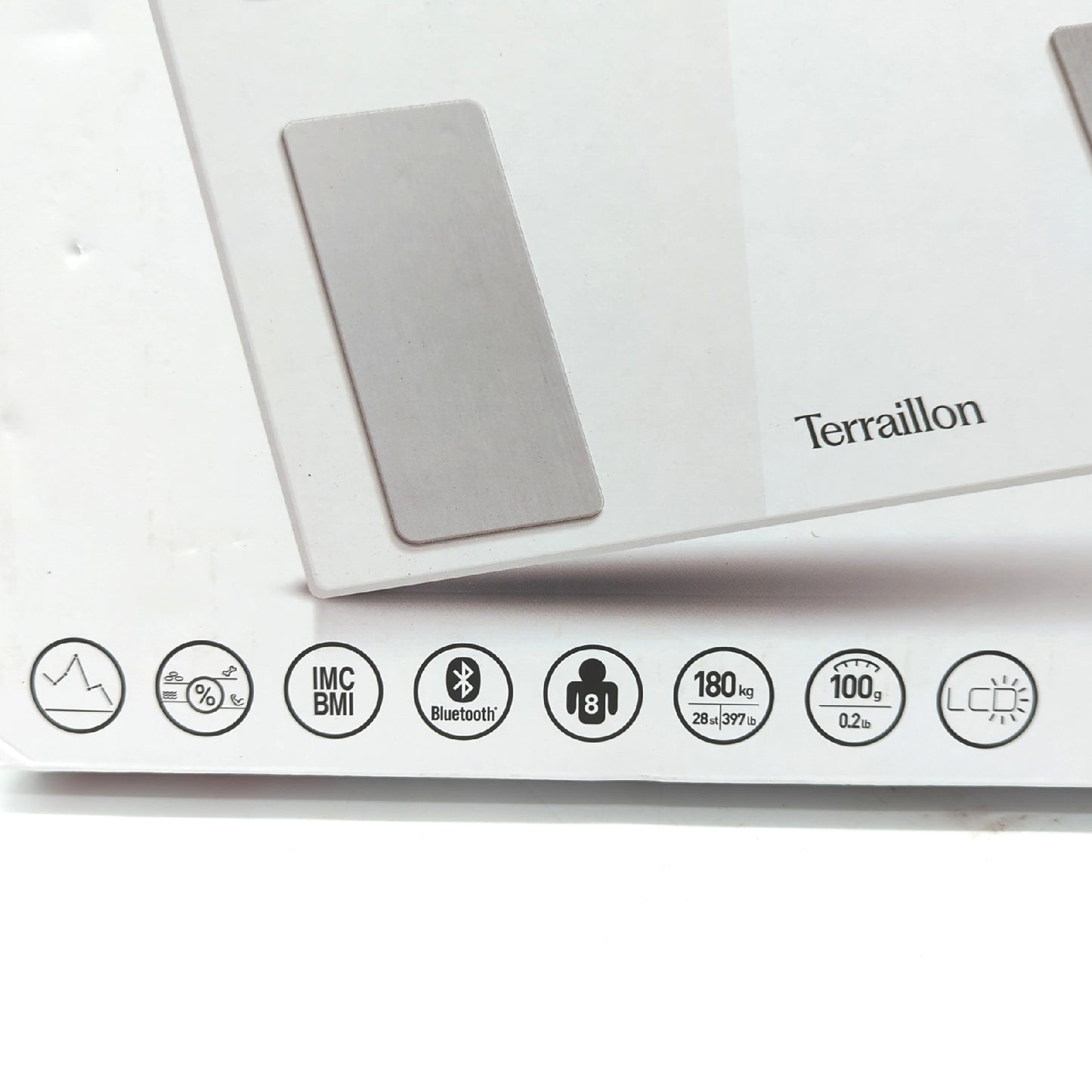 Terraillon Personenwaage Gesundheitsmessung Smart Connect IMC 8 Bluetooth Waage für Körperanalyse