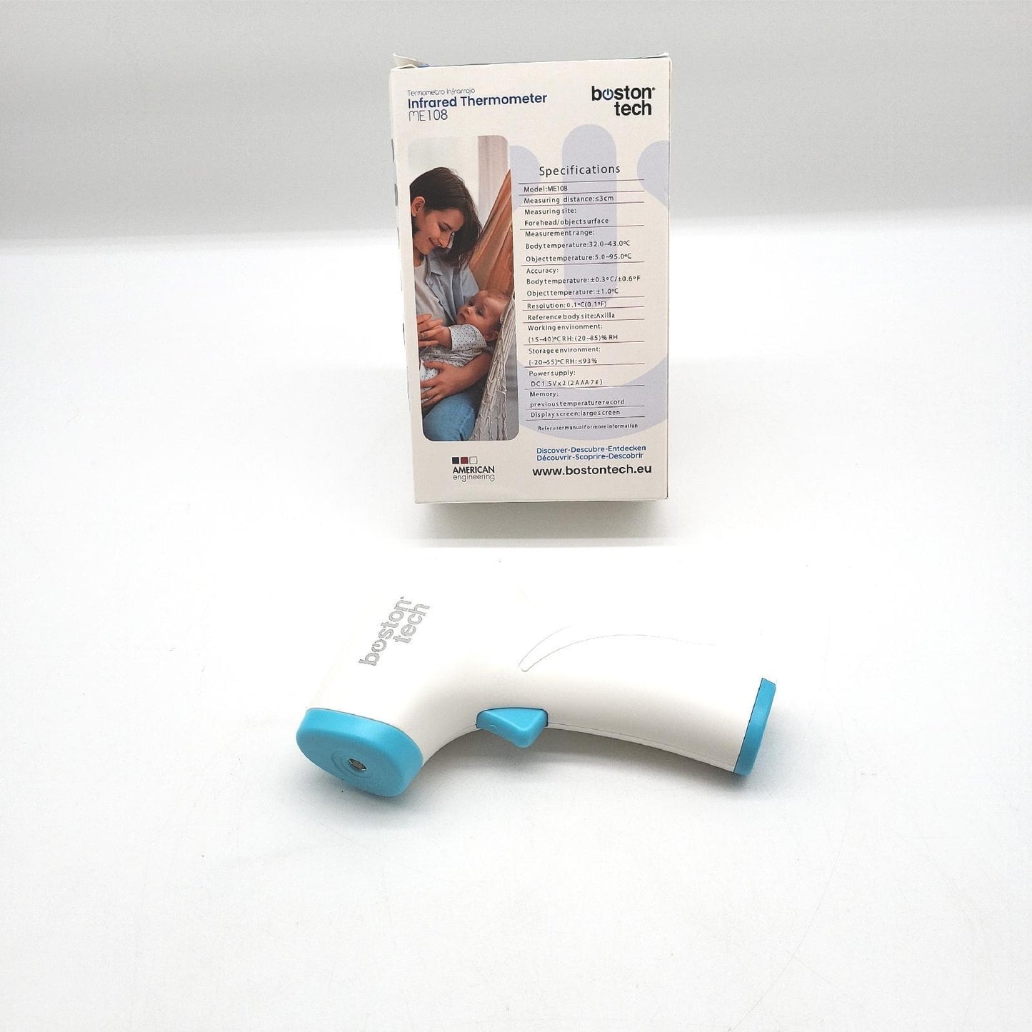 Digitalthermometer Berührungsloses Thermometer Gesundheit Infrarot Anzeige für Personen und Ober