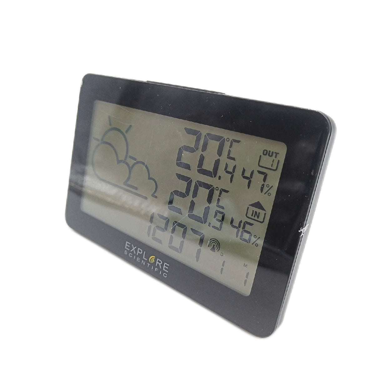 Explore Scientific Funkuhr Uhren Stationär WSH 4002 Temperaturanzeige Präzise