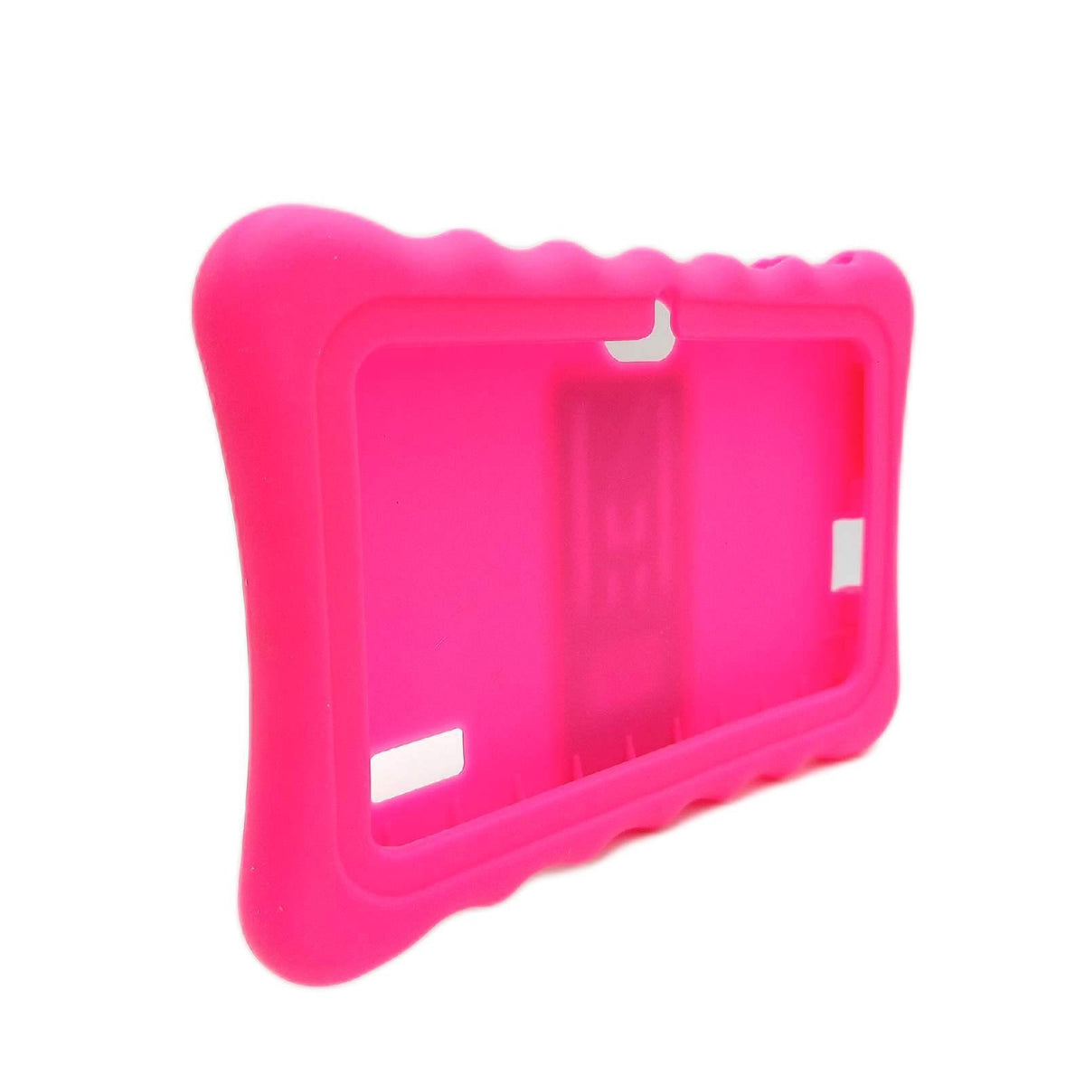 AKNICI 7 Zoll Stand Silikon Hülle für Haehne 7 Zoll/JEJA 7 Zoll/LAMZIEN 7 Zoll/Dragon Touch Y88X Pro/G-Anica Tablette 7 Zoll/Yuntab 7 Zoll Q88/JINYJIA 7 Zoll/ZONKO 7 Zoll Tasche Schutzhülle  Rosenrot
