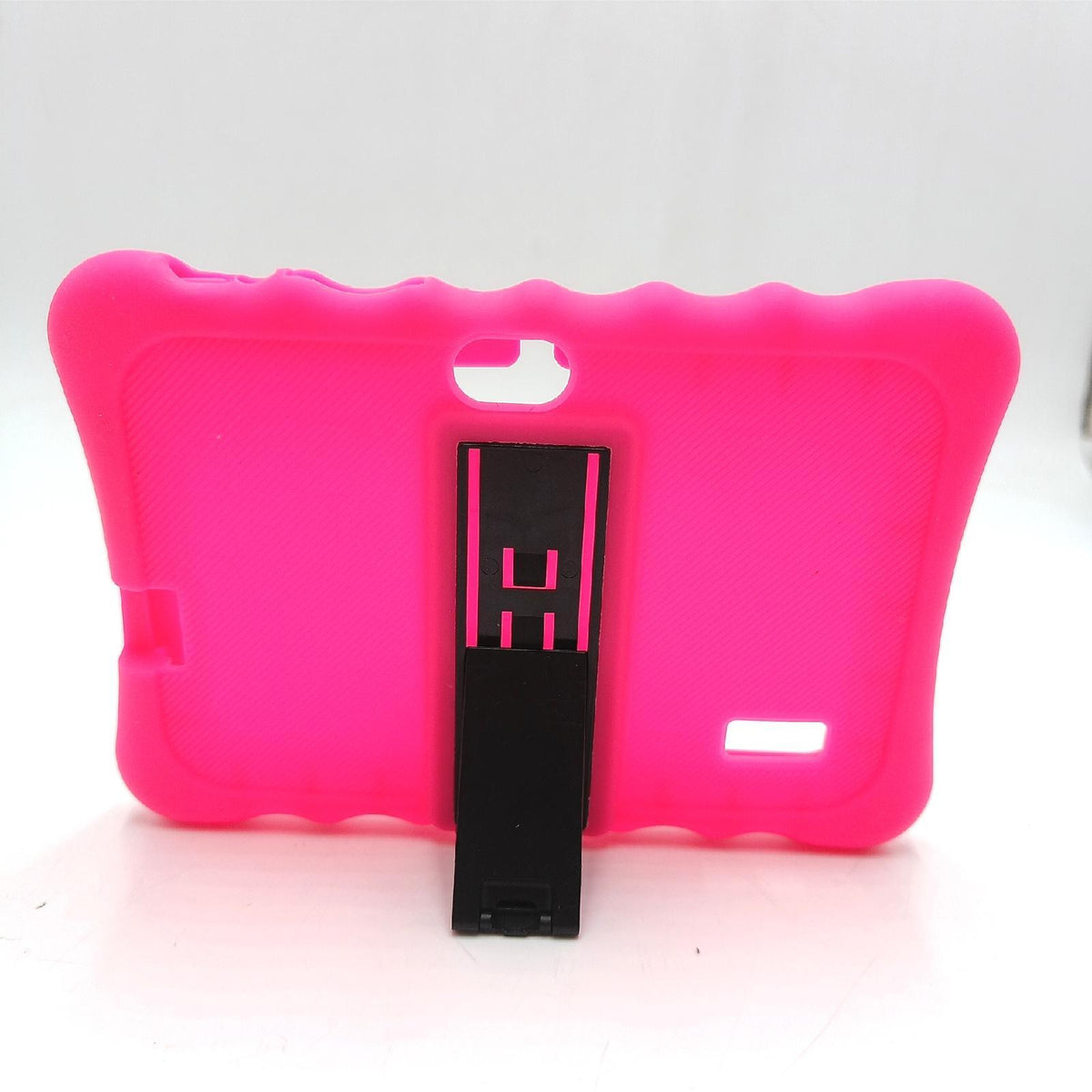 AKNICI 7 Zoll Stand Silikon Hülle für Haehne 7 Zoll/JEJA 7 Zoll/LAMZIEN 7 Zoll/Dragon Touch Y88X Pro/G-Anica Tablette 7 Zoll/Yuntab 7 Zoll Q88/JINYJIA 7 Zoll/ZONKO 7 Zoll Tasche Schutzhülle  Rosenrot