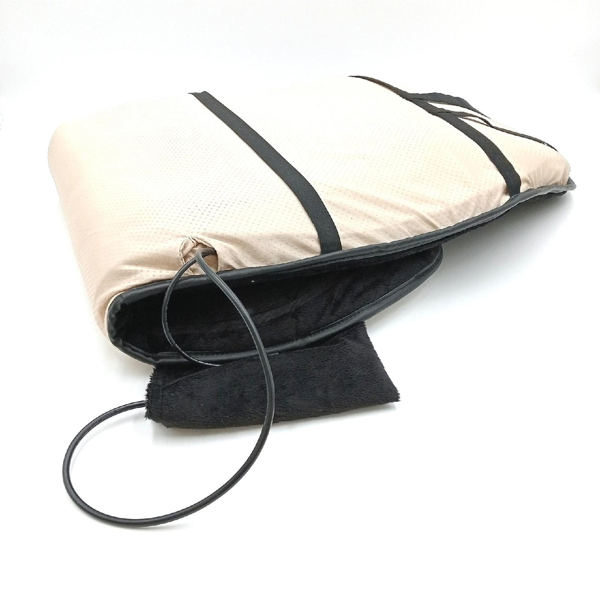 Snailax VC-262M Massagesitzauflage Rücken Nacken Wärme Vibration Schwarz
