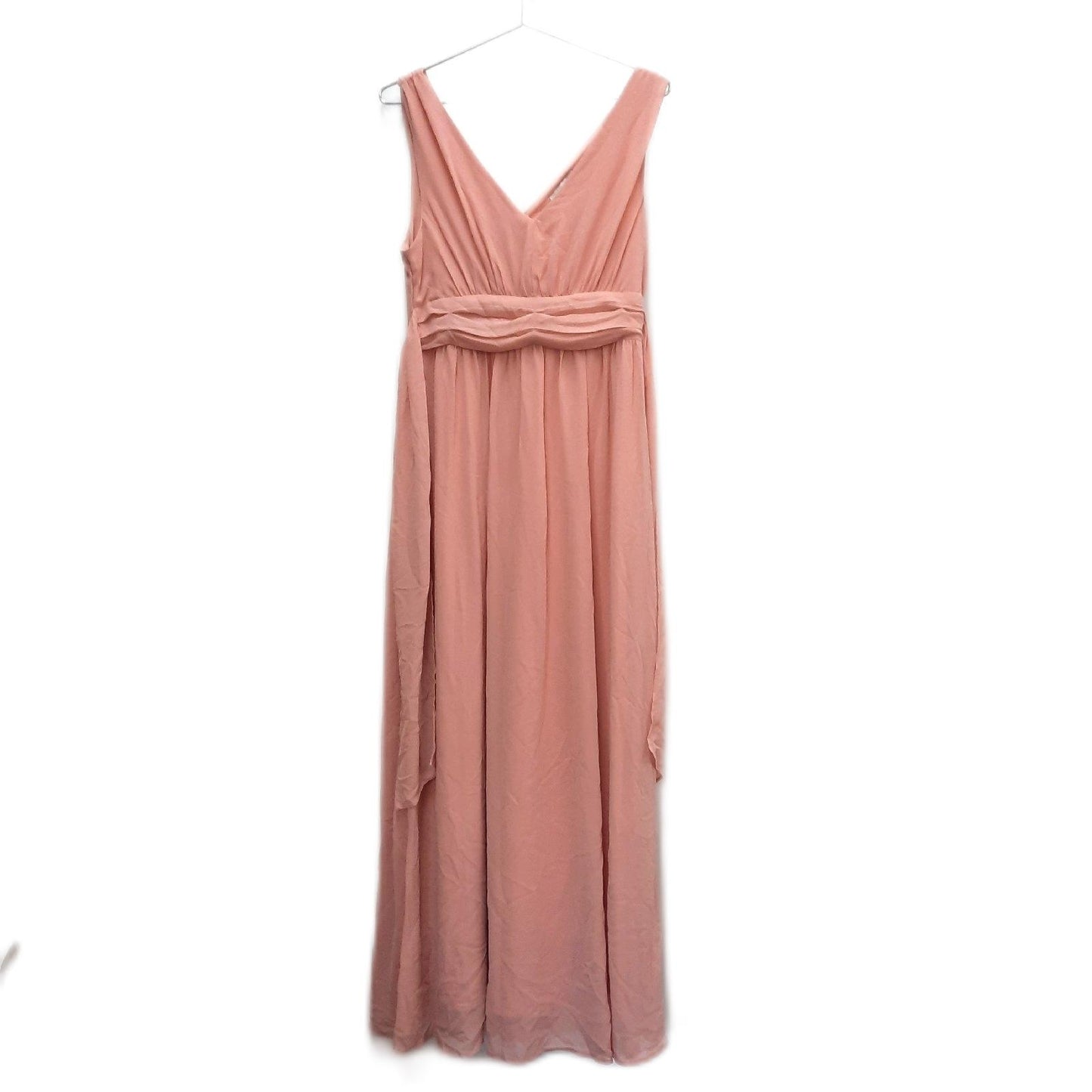 Vila Abendkleid Damenmode VIMILINA Lang Elegant Romantisch Misty Rose Größe 36