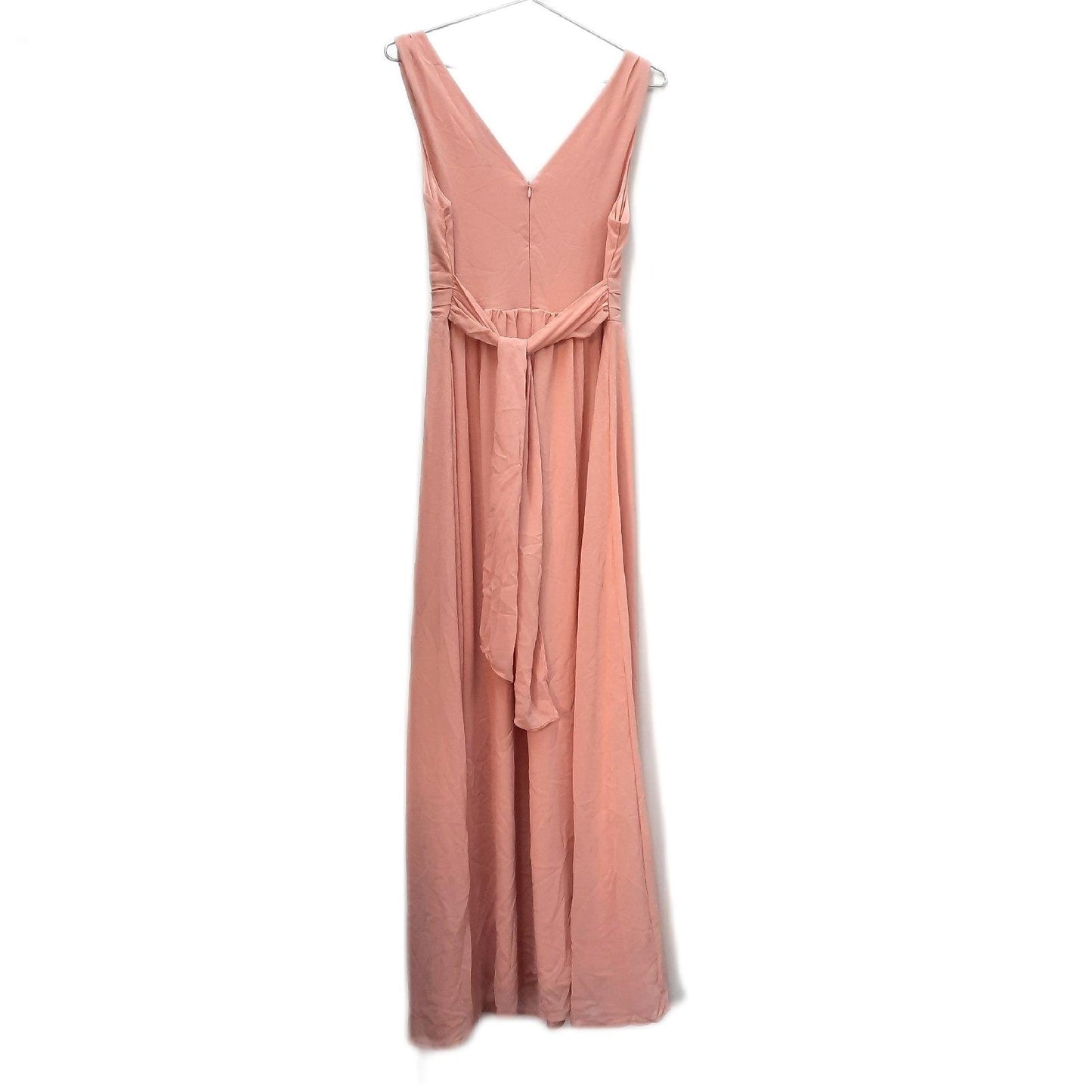 Vila Abendkleid Damenmode VIMILINA Lang Elegant Romantisch Misty Rose Größe 36
