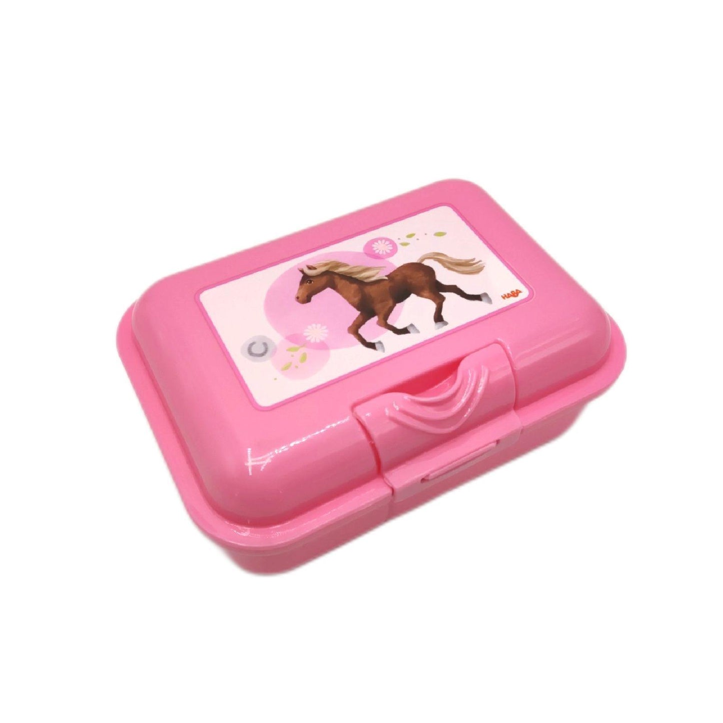 HABA Brotdose Vesperdose Schulzubehör 305704 Pferde Motiv für Kinder Lunch