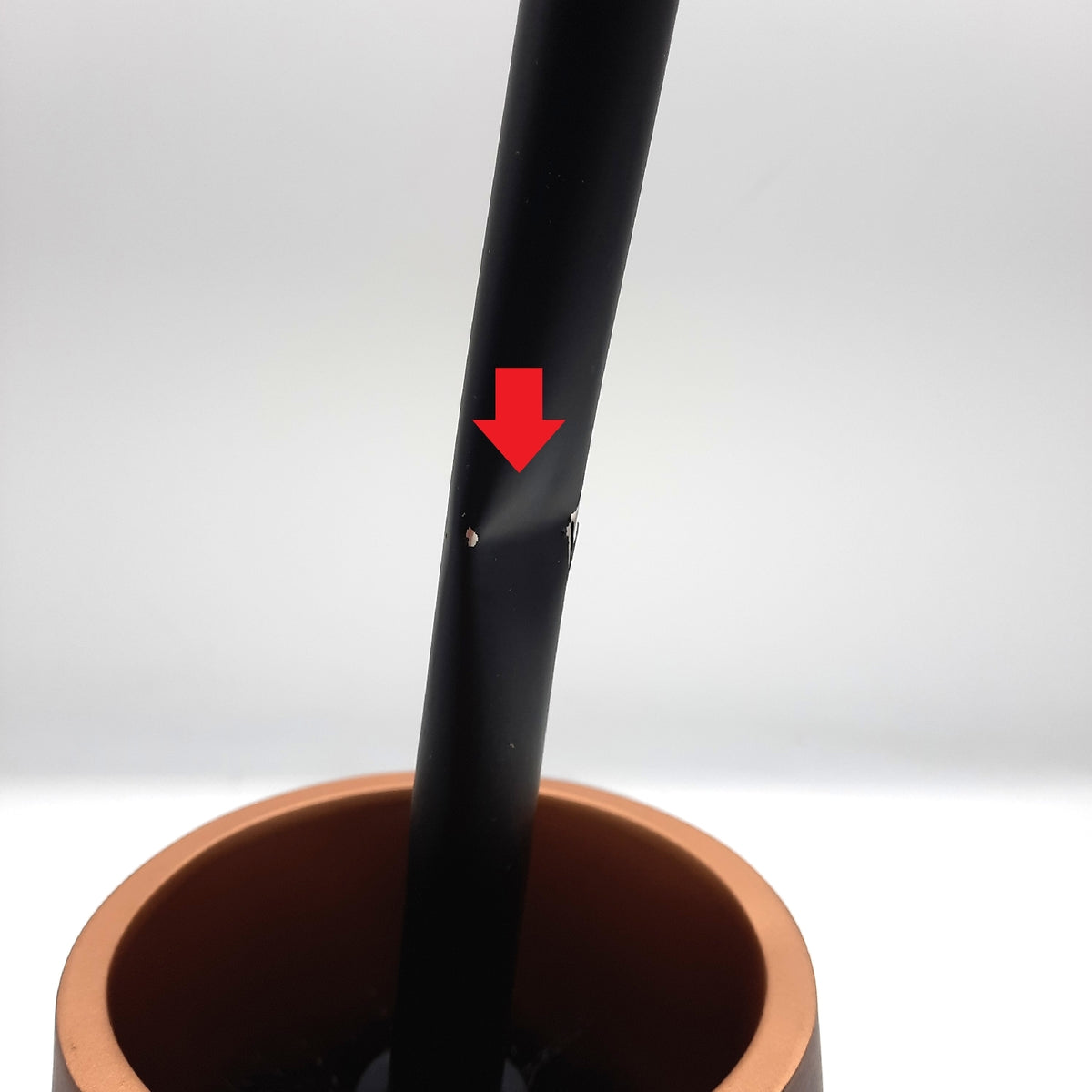 WENKO WC-Garnitur Mod. Palena  Toilettenbürstenhalter aus Polyresin  inkl. Toilettenbürste mit auswechselbarem Bürstenkopf zur hygienischen Reinigung  Ø 12 5 x 37 cm  Bronze