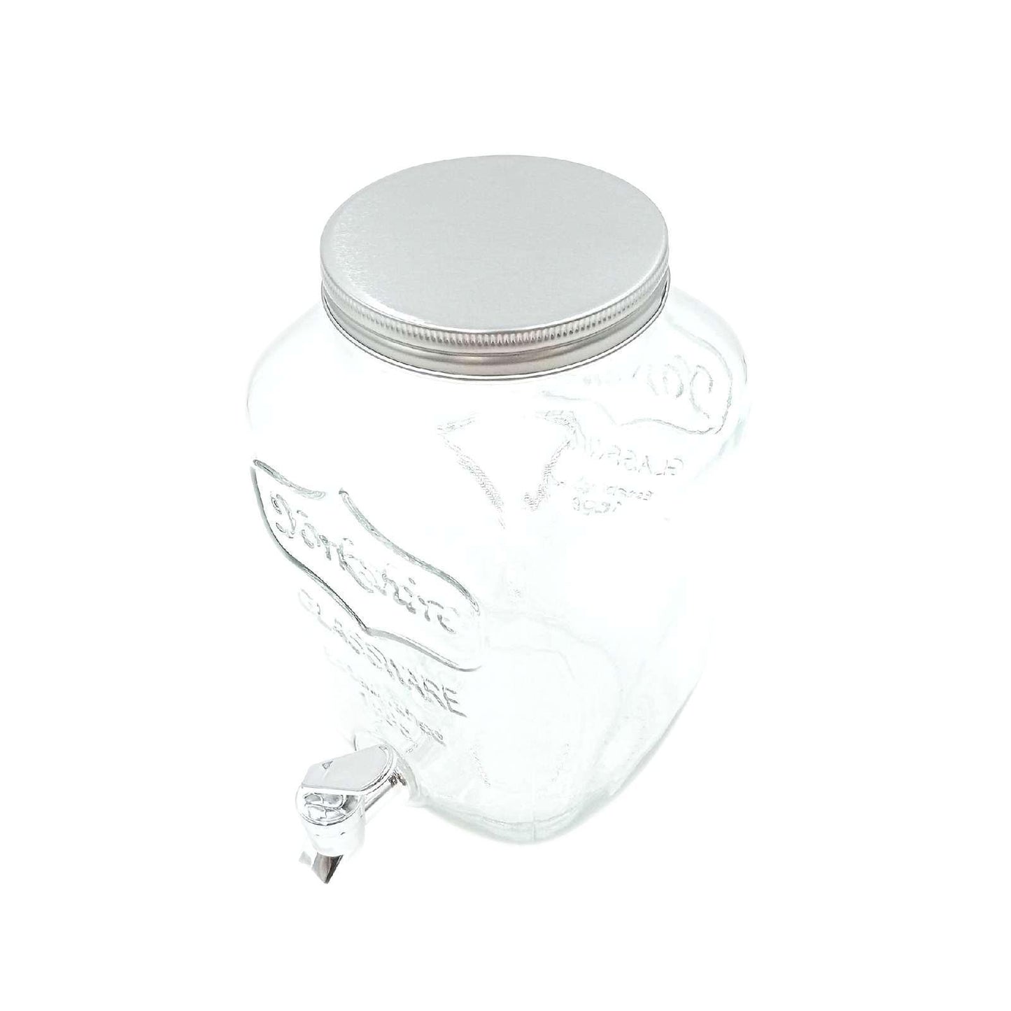 Avilia Getränkespender Partyspender für Flüssigseifen Spender mit Wasserhahn, Glasbrunnen für Getränke mit 4L Fassungsvermögen