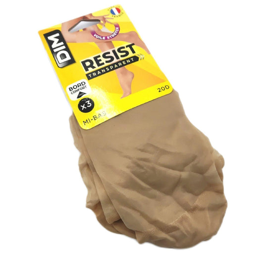DIM Damen Kniestrümpfe Strumpfwaren Beauty Resist Transparent 6 Stück Komfort
