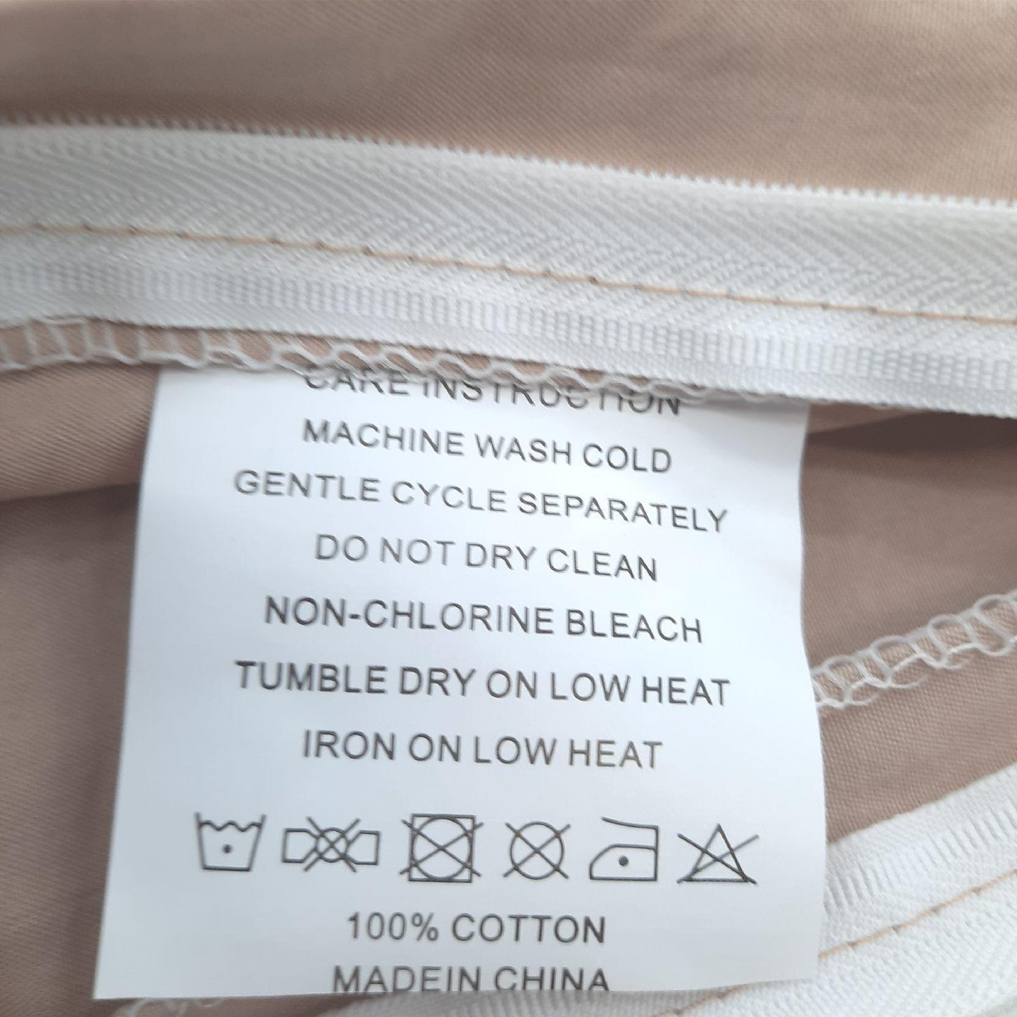 Sedefen Bettwäsche Set Heimtextilien 135x200cm Khaki Taupe Premium stilvoll