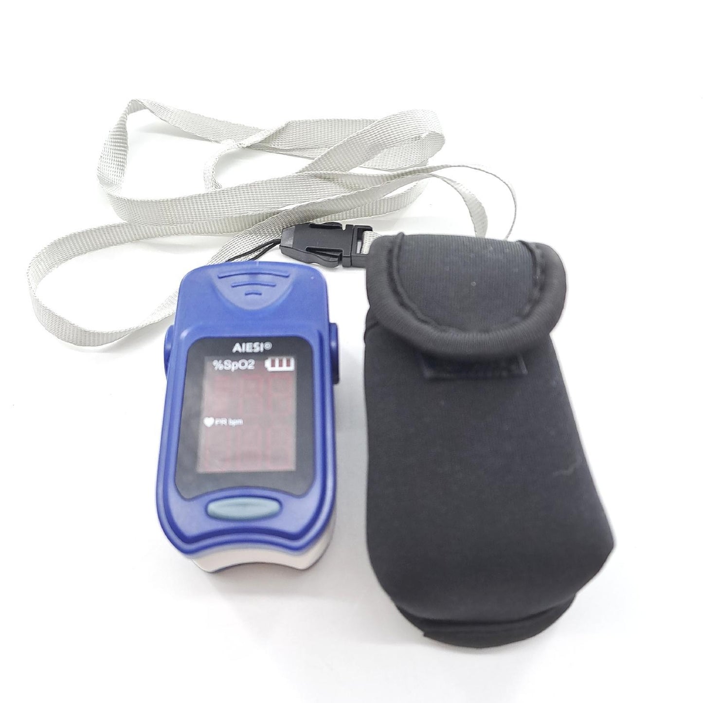 AIESI professionelles Fingerpulsoximeter mit Display medizinisch tragbare Stethoskopaktivitätsverfolgung