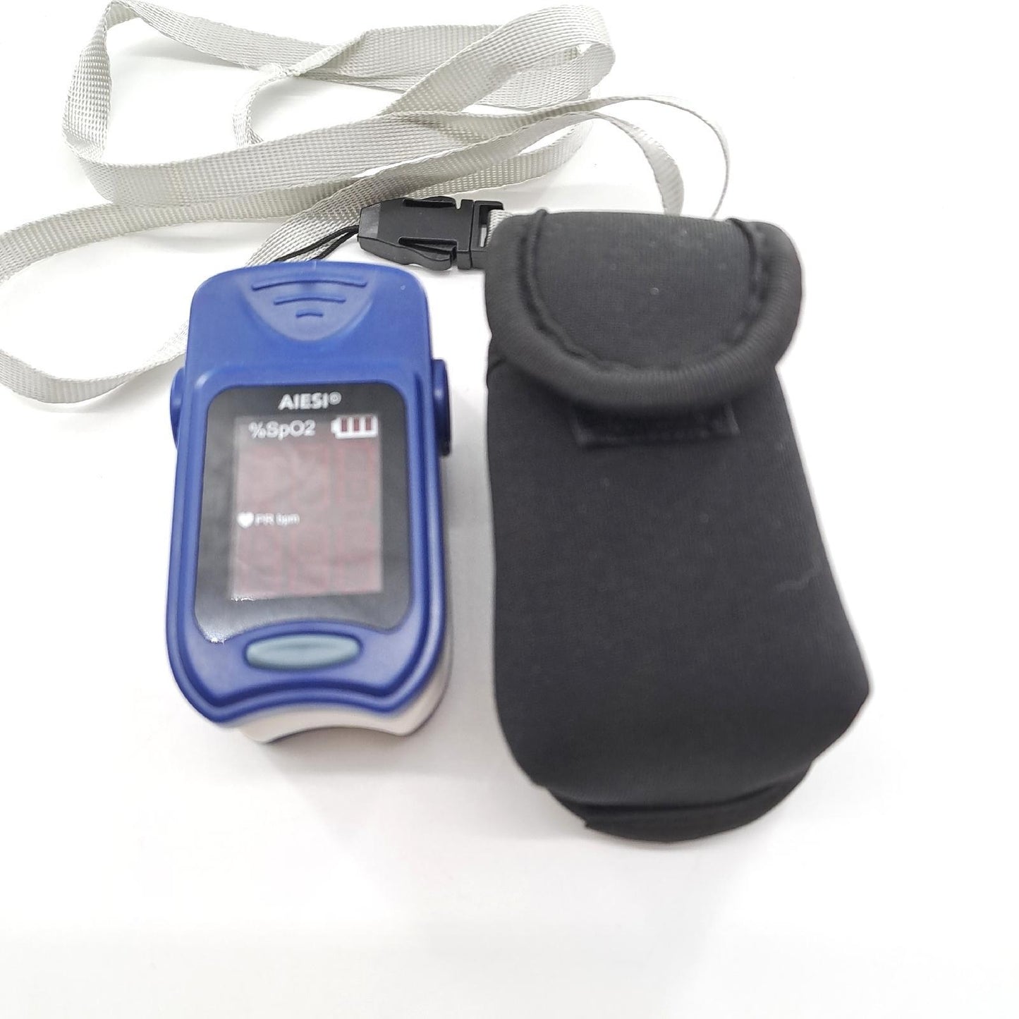 AIESI professionelles Fingerpulsoximeter mit Display medizinisch tragbare Stethoskopaktivitätsverfolgung