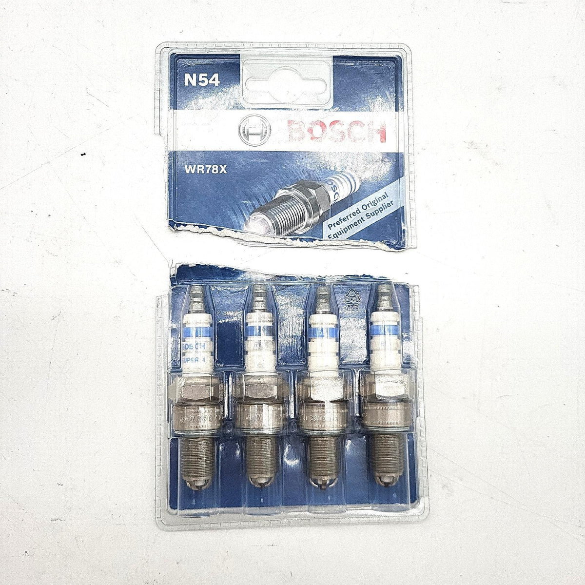 Bosch Zündkerzen Auto Ersatzteile Super 4 4er Set für Zündung Versch