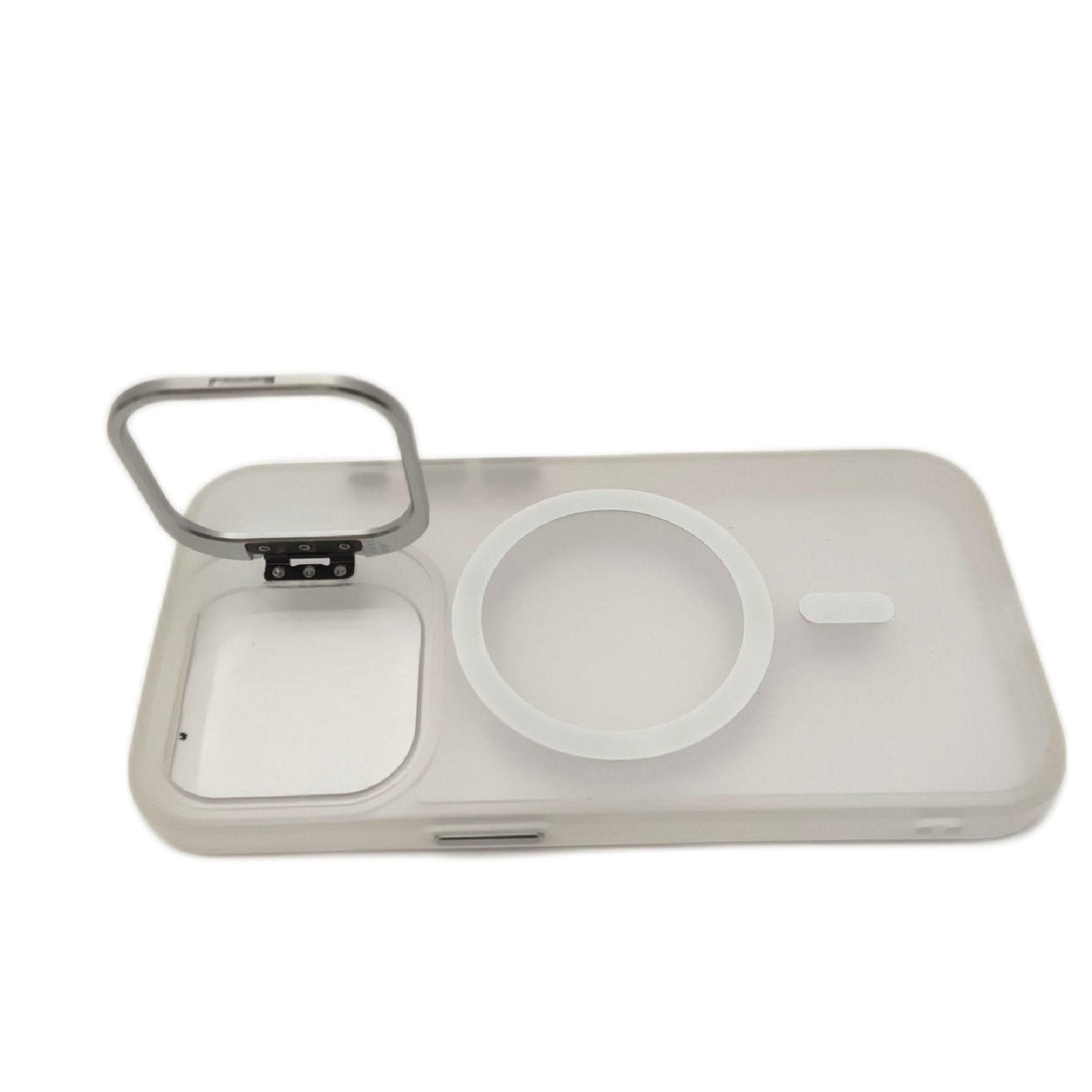 Beeasy iPhone 15 Pro Huelle MagSafe Staender Lieferung mit Schutzfolie