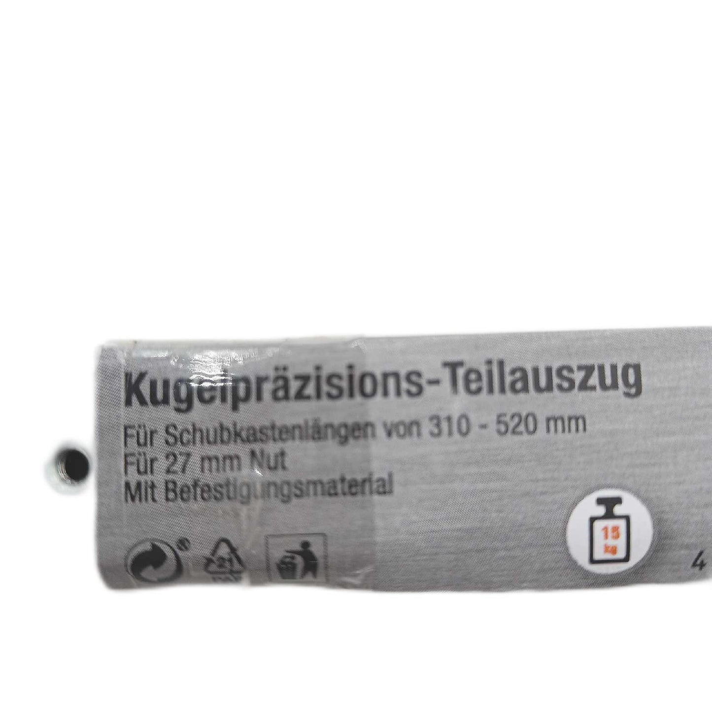 Metafranc Kugelpräzisionsteilauszug Schubladenschienen 310 mm