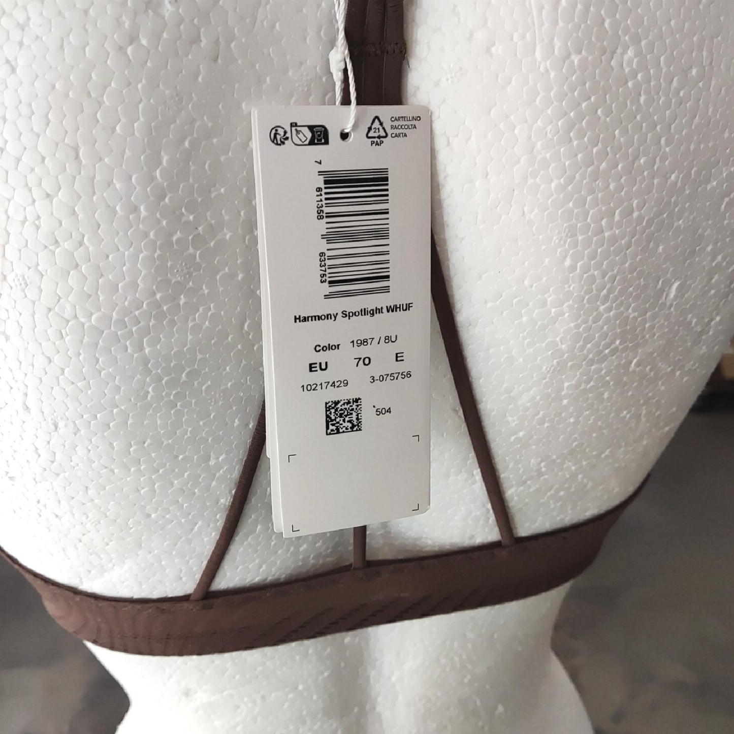 Triumph Damen Harmony Spotlight WHUF Bra, Cocoa Sugar, 70E