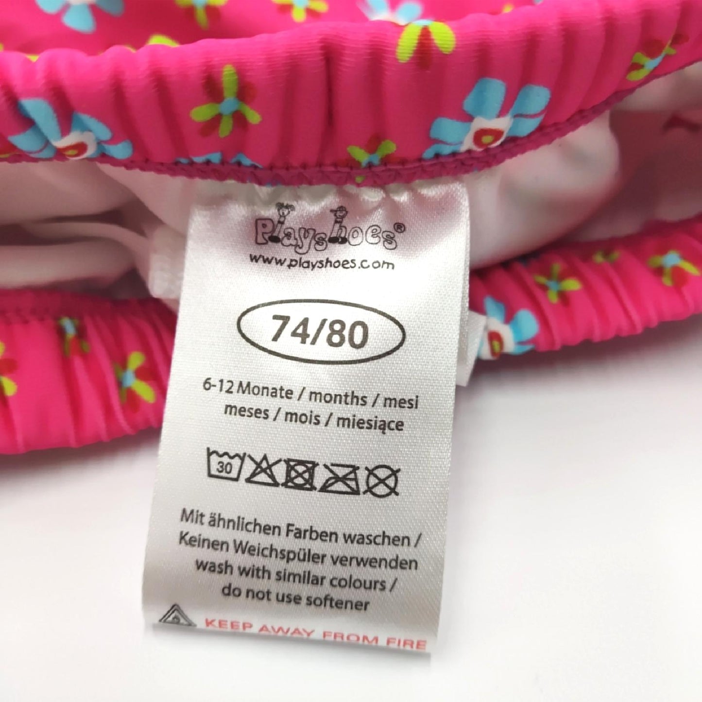 Playshoes Badehose Kinder Badebekleidung 74 80 UV Schutz Blumen Schwimmspa