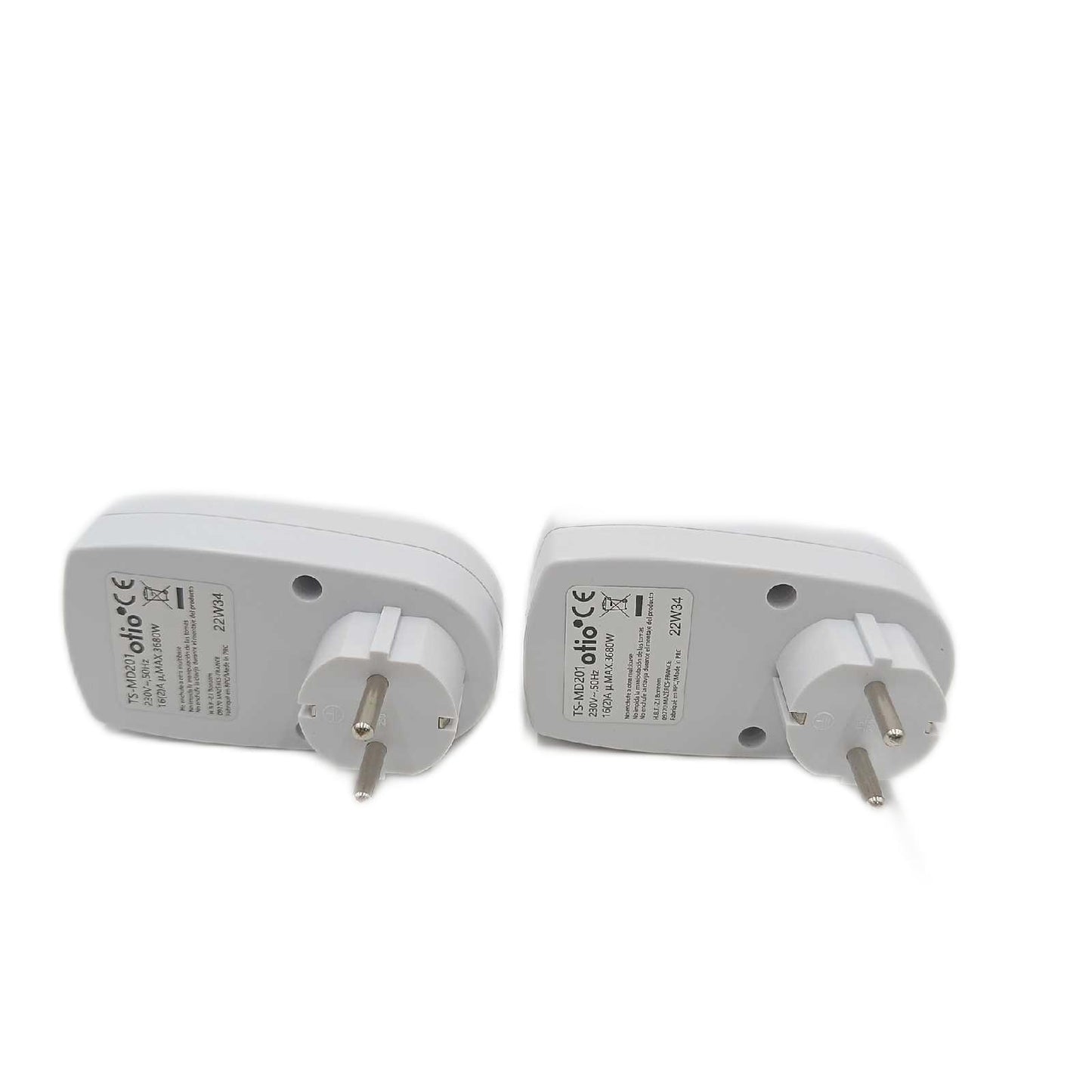 Zenitech Zeitschaltuhr Steckdose Mini Timer Täglich Kindersicherung Schalter