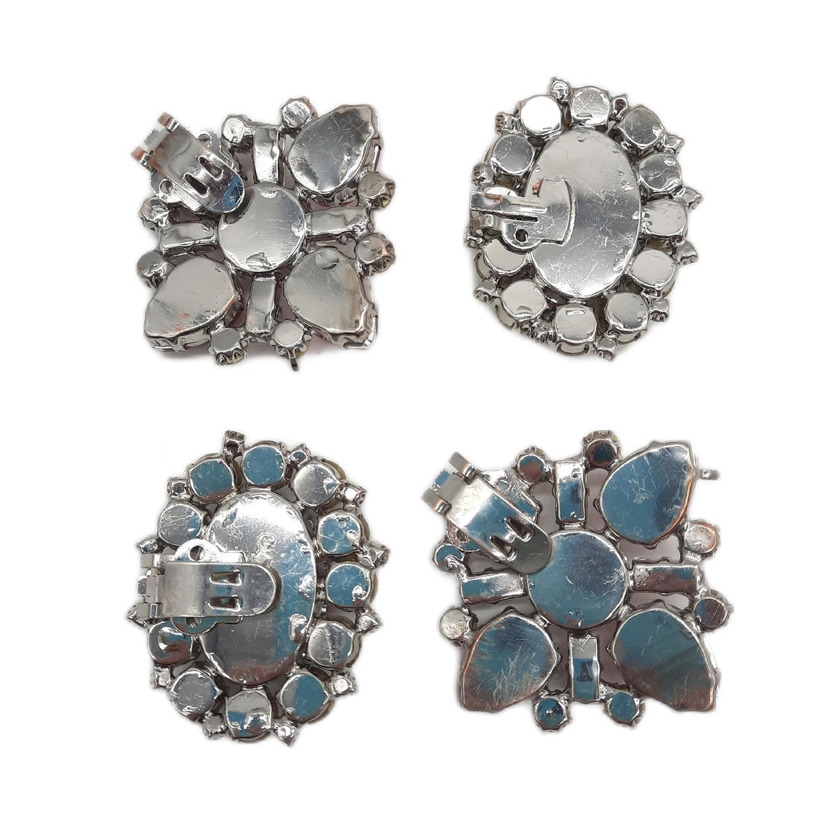 arricraft 2 Paar 2 Stile Strass Schuhclips Rote3 - Unvollständig