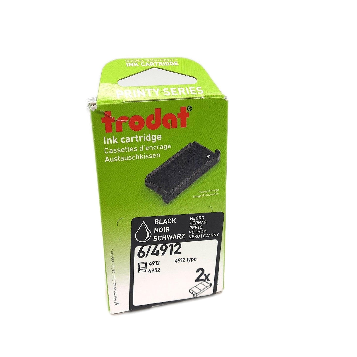 Trodat Ersatzpatronen Druckzubehör Kombipack 496201 04 4952 4912 Stempelfarbe für Heim Büro