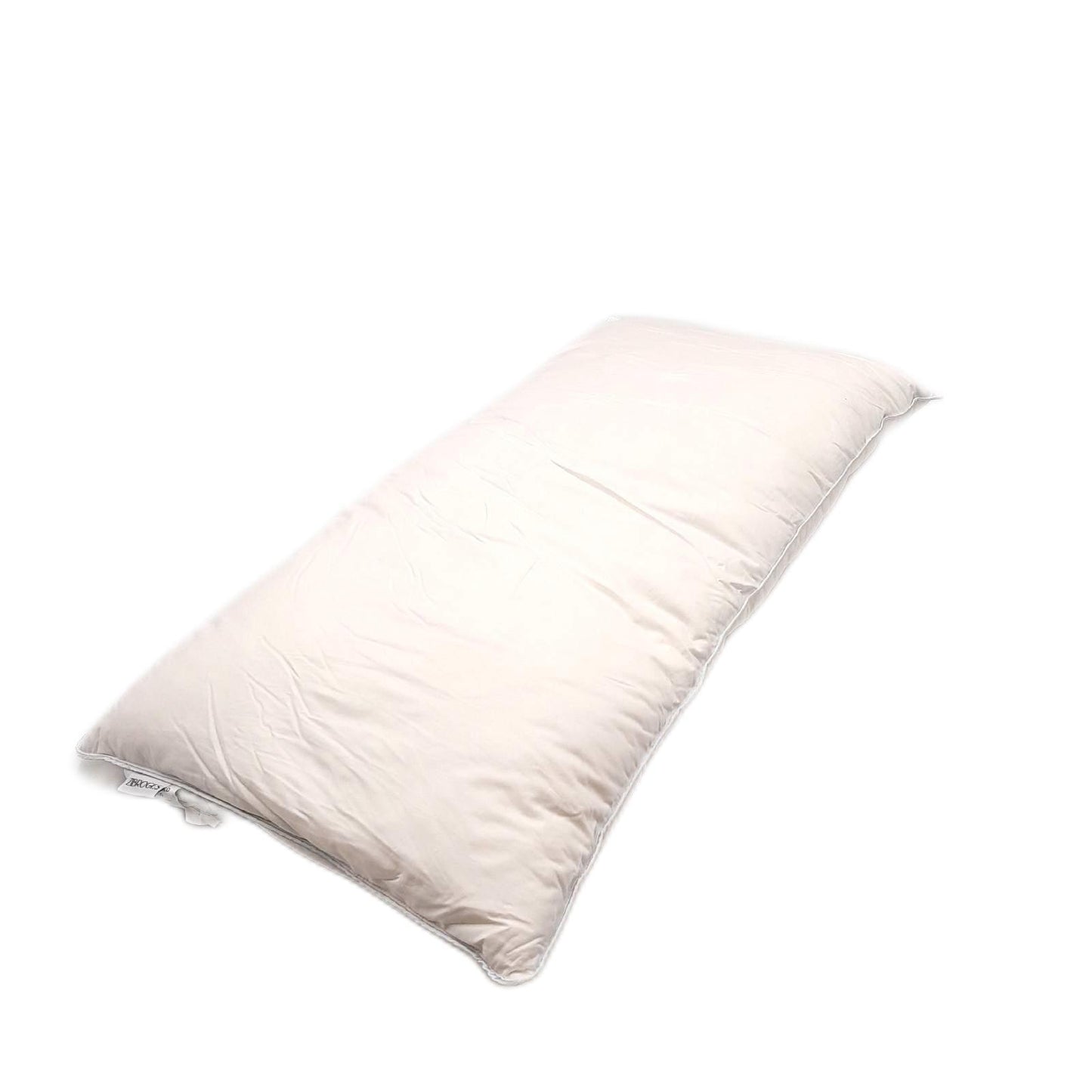 Zibroges Deluxe Daunenkissen 40x80cm mit Dreifacher Komfortschicht - Deutsches Design - Hygienisches Federkissen mit 100% Hochwertiger Weicher Füllung, Waschbar und Umweltbewusst