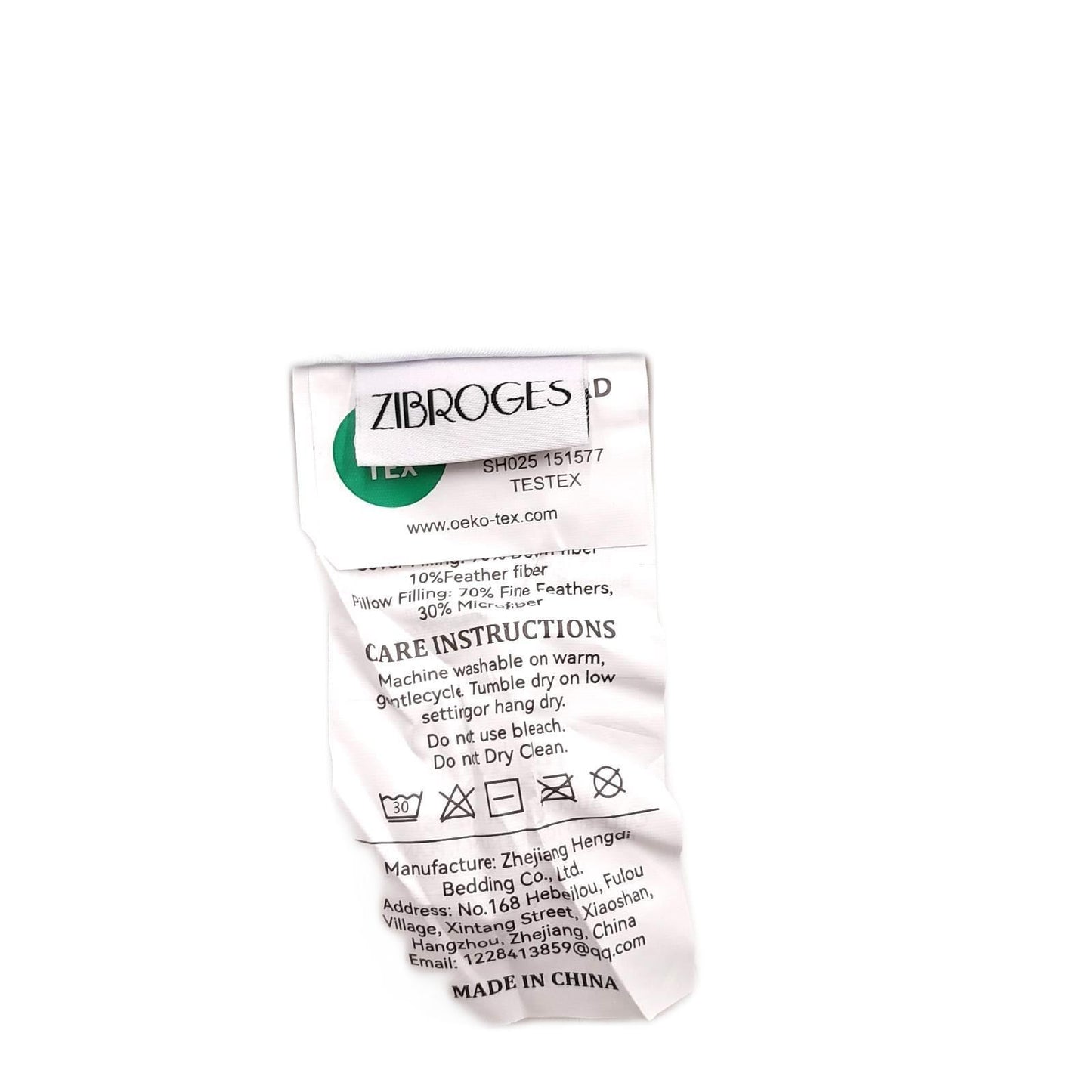 Zibroges Deluxe Daunenkissen 40x80cm mit Dreifacher Komfortschicht - Deutsches Design - Hygienisches Federkissen mit 100% Hochwertiger Weicher Füllung, Waschbar und Umweltbewusst