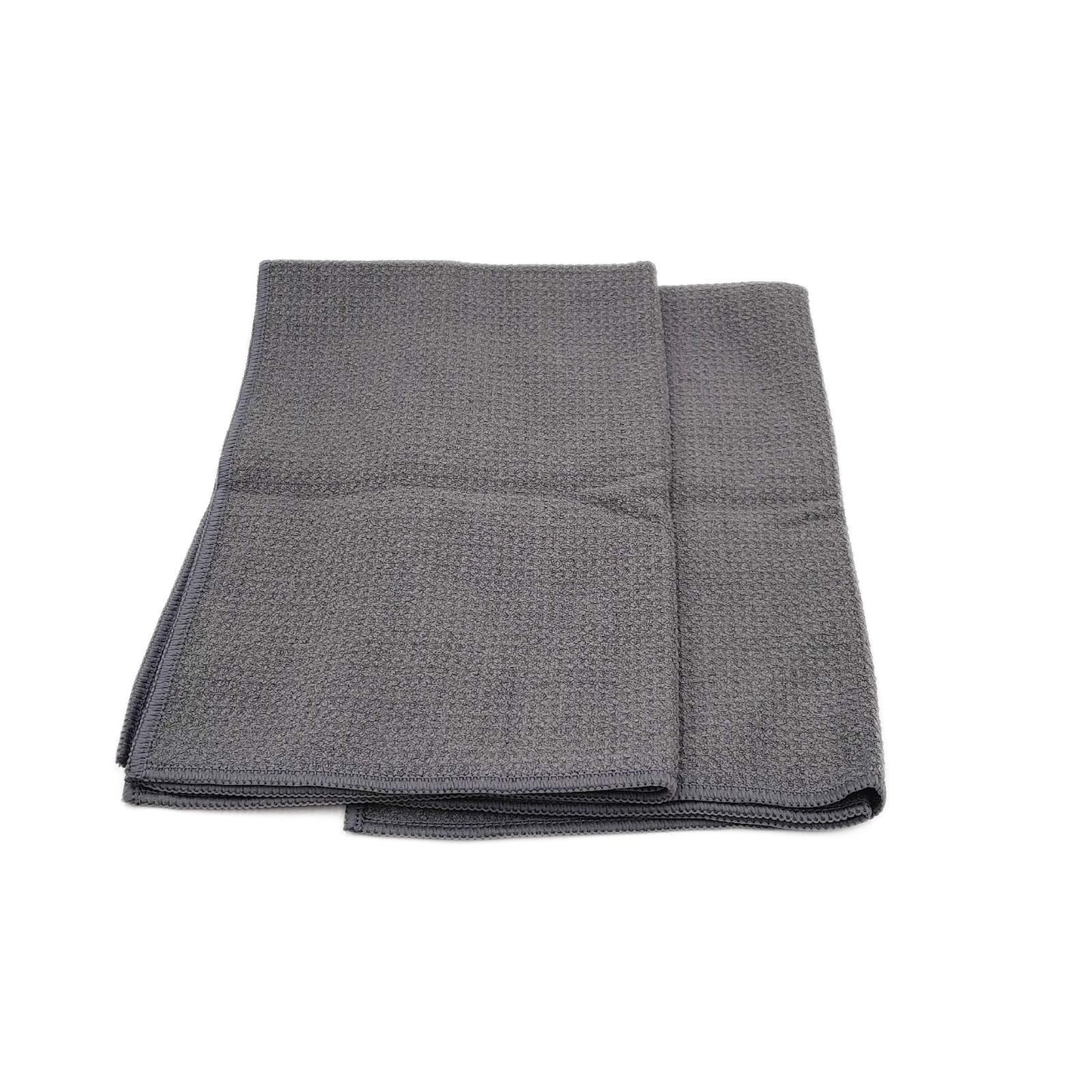 TARENO® Premium Microfaser Trockentuch - Waffeltuch [2er Set] - Saugstarkes Microfasertuch groß - Trockentücher Auto - Qualitative Autoputztücher - Geschirrtücher, Fenstertuch, Autotuch