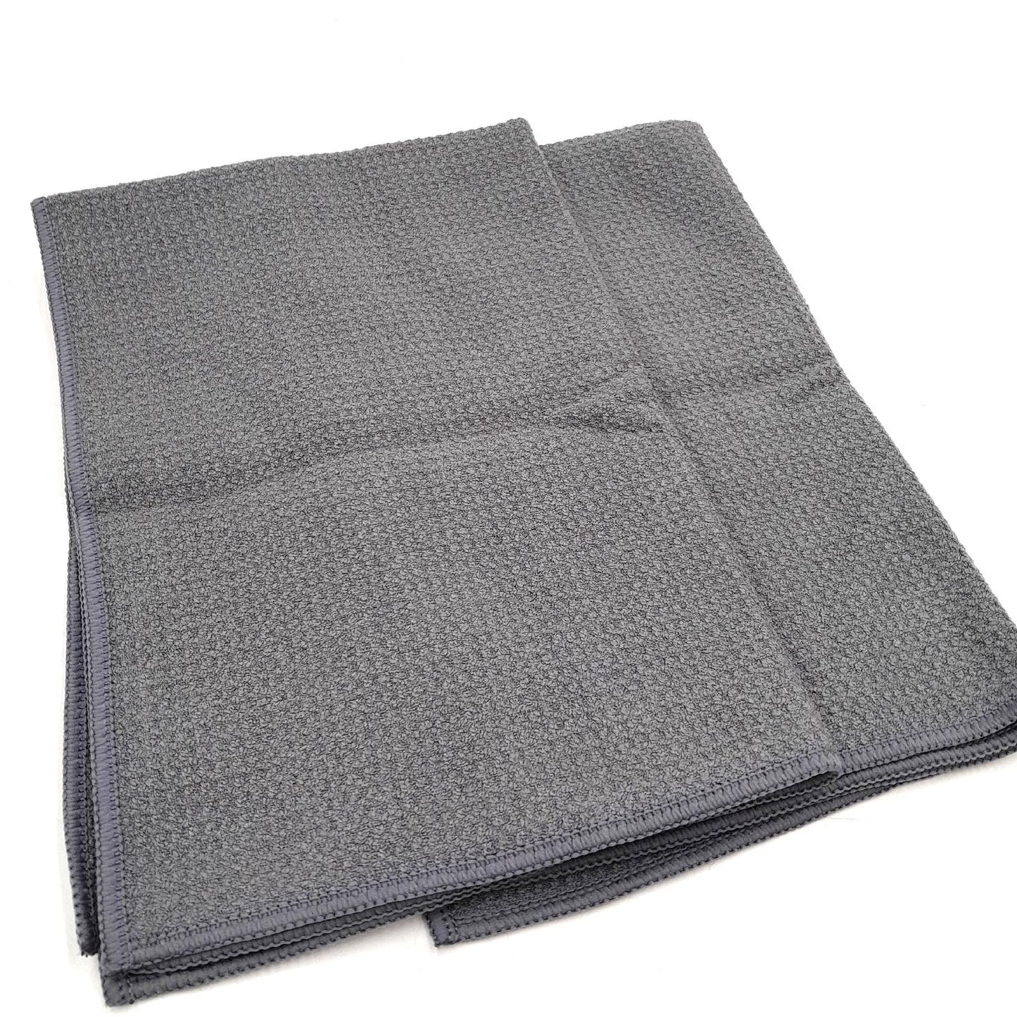 TARENO® Premium Microfaser Trockentuch - Waffeltuch [2er Set] - Saugstarkes Microfasertuch groß - Trockentücher Auto - Qualitative Autoputztücher - Geschirrtücher, Fenstertuch, Autotuch