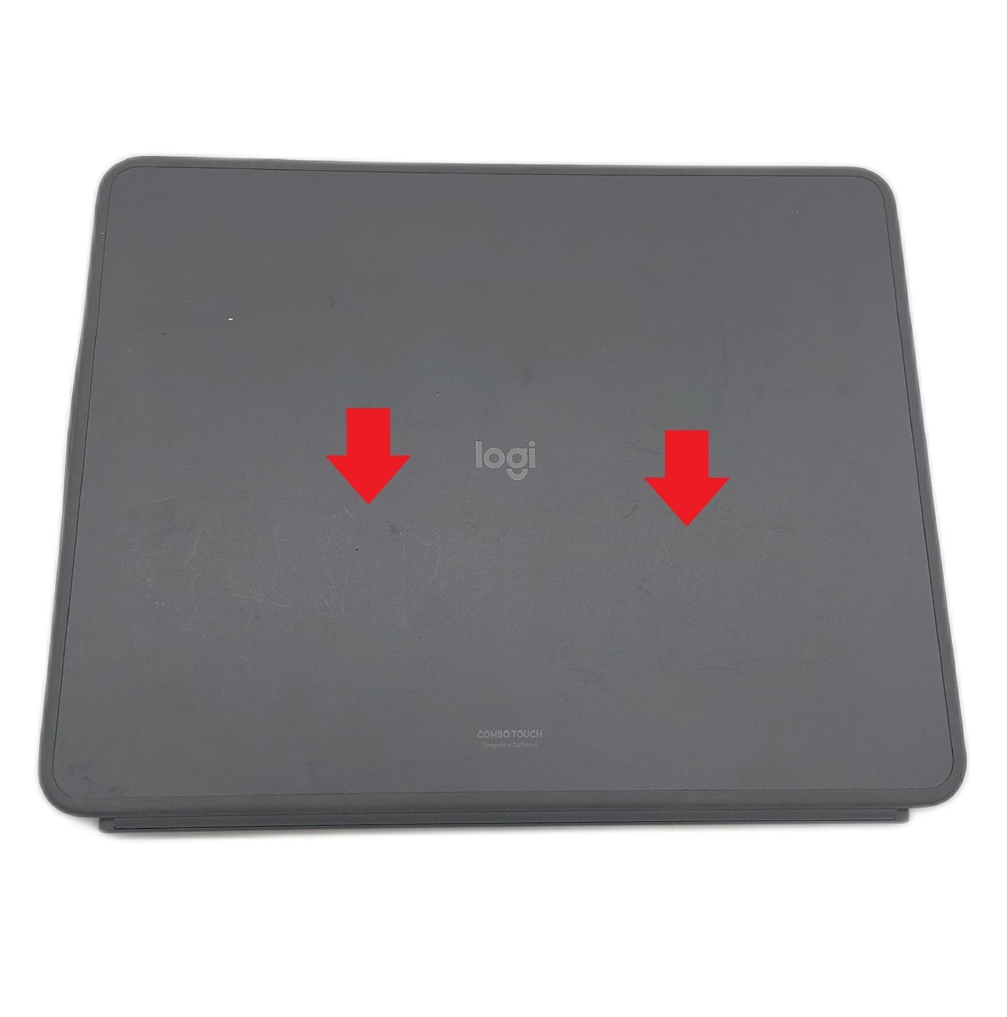 Logi Tastatur Hülle iPad Air Spanisches Layout QWERTY Eingabegerät Touchpad Schutzhülle