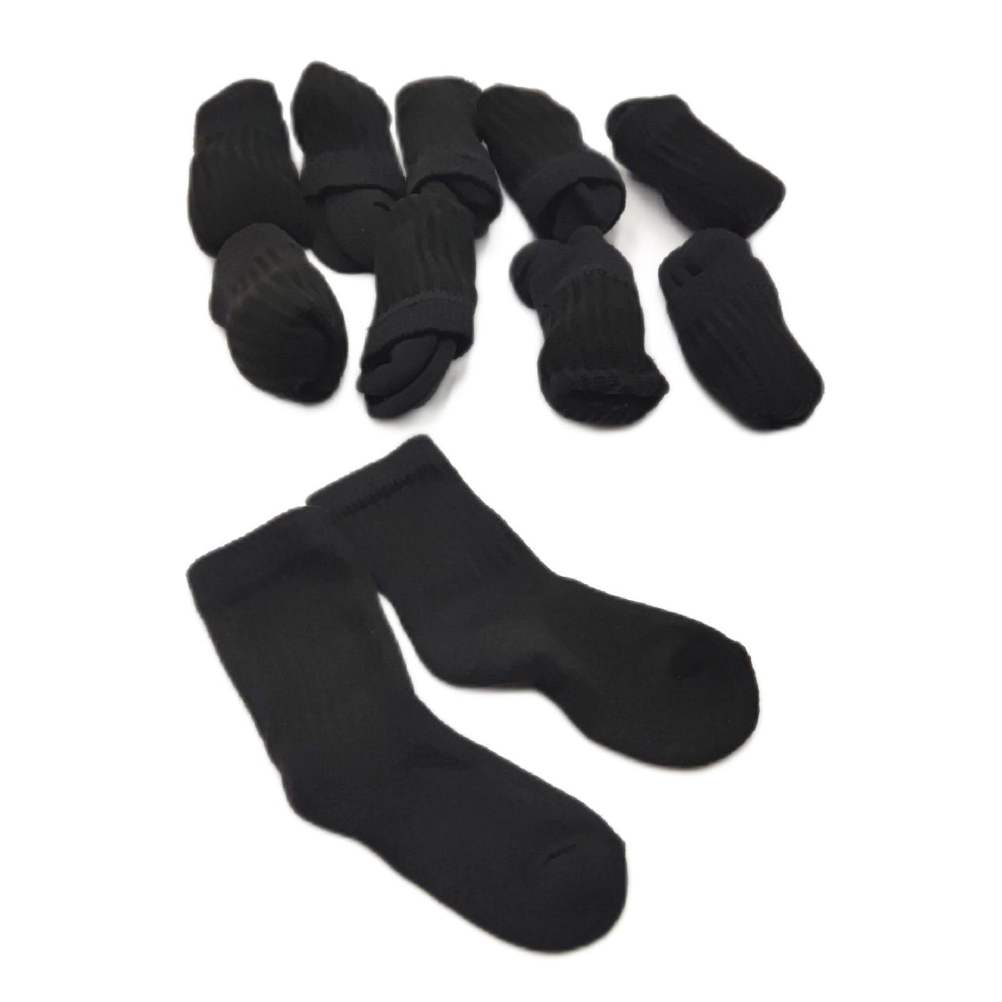 Amazon Essentials Kinder Socken Babykleidung Unisex Schwarz 10 Paar Komfort