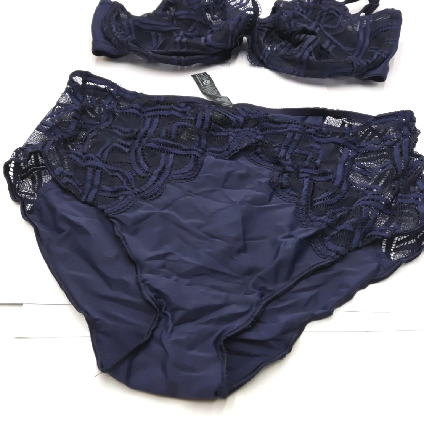 Sans Complexe Damen BH Büstenhalter Dessous Elise Komfort Blau Marine 95E