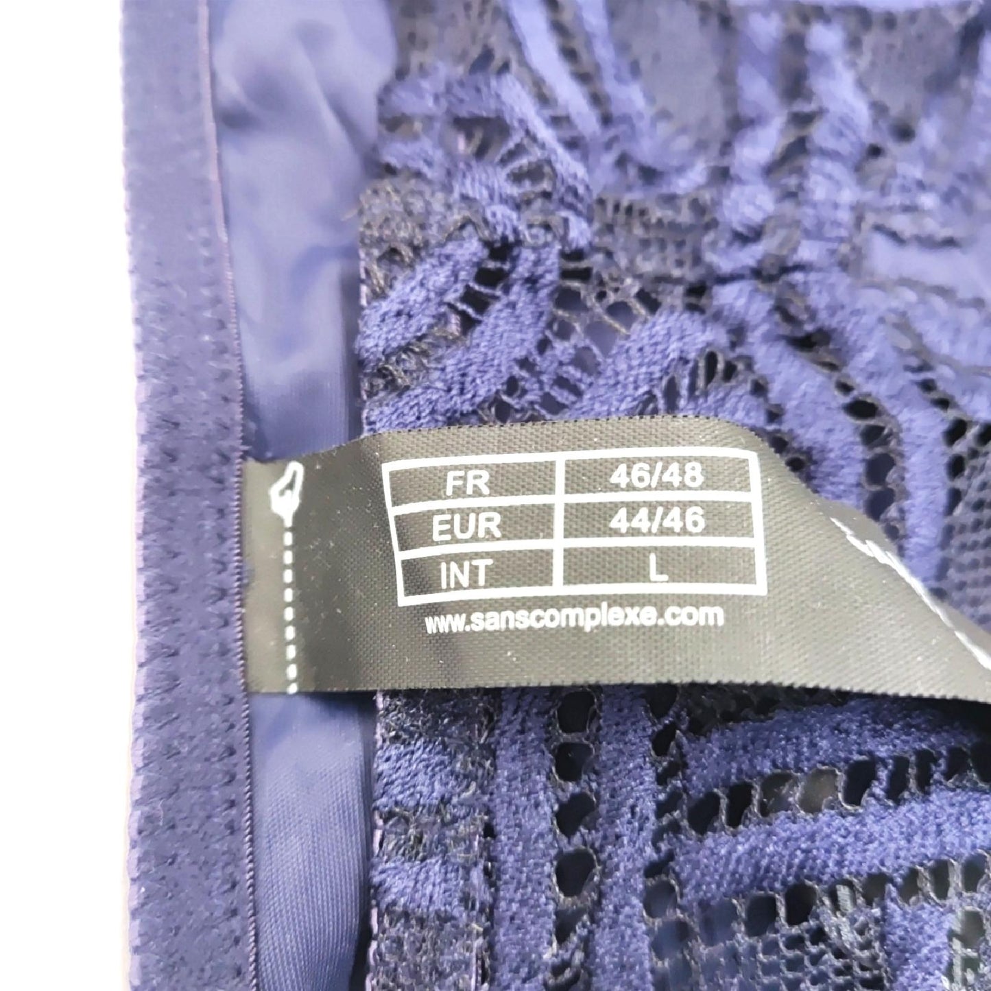 Sans Complexe Damen BH Büstenhalter Dessous Elise Komfort Blau Marine 95E