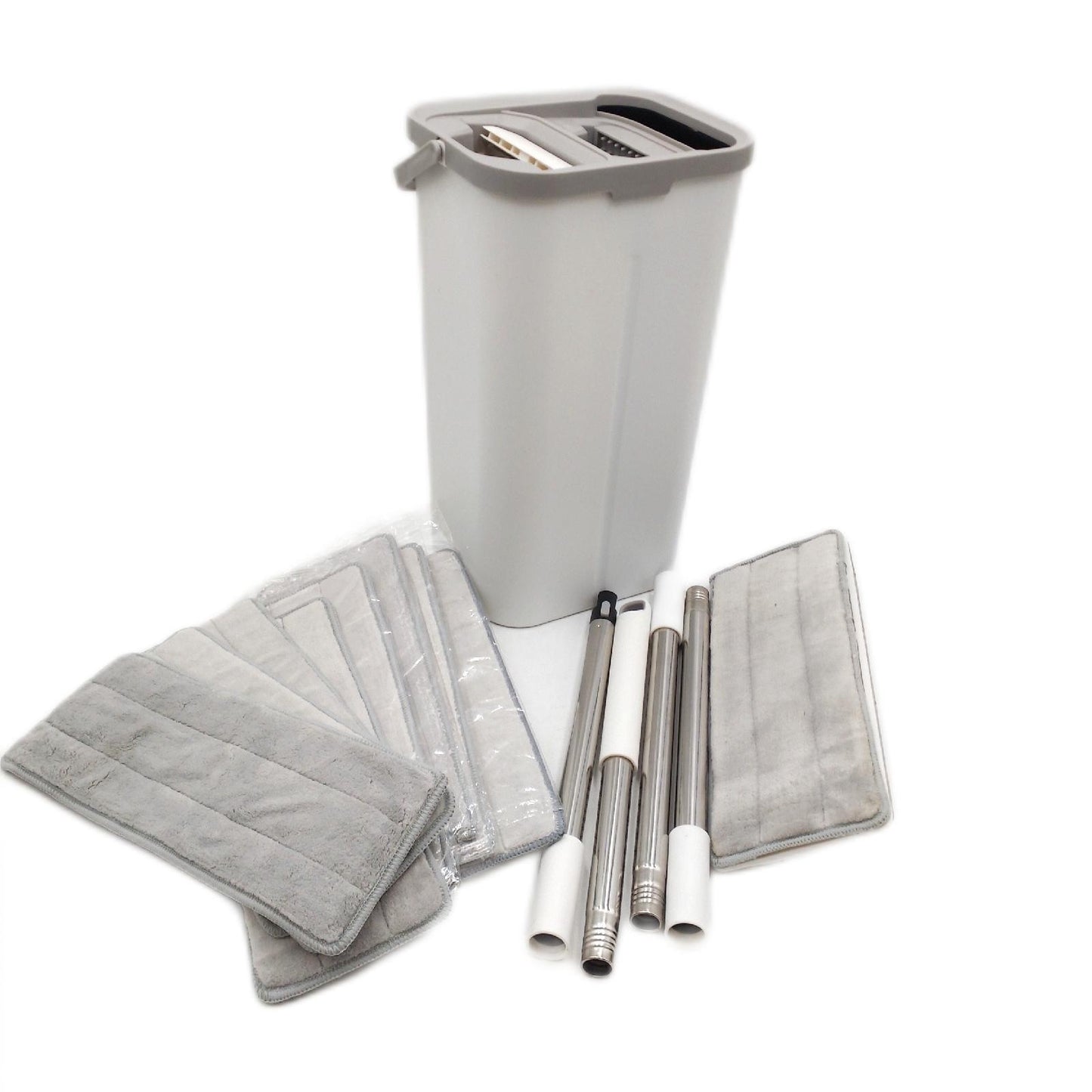 Masthome Wischmopp Set Bodenwischgeräte Haushalt Reinigung 5 Mikrofaser M