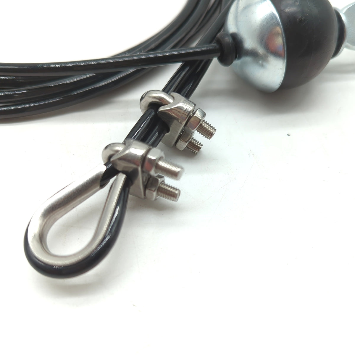 LFJ Gym Kabel Draht Fitnessgerät Stahlseil für Latzug Kabelzug Fitness Home Gym Riemenscheibensystem Einstellbar 3m