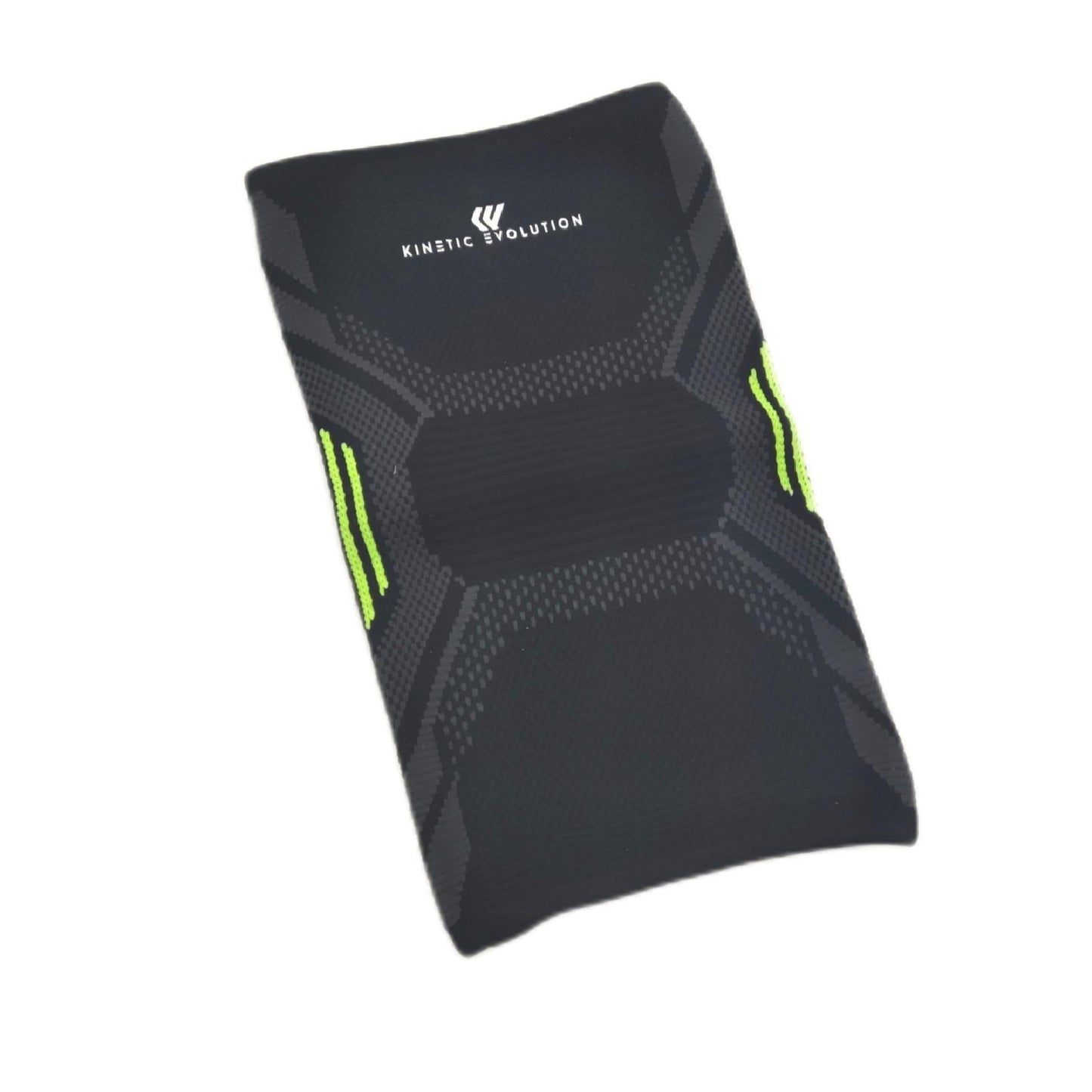 KINETIC EVOLUTION Ellenbogenbandage für Damen und Herren – Elastische Kompressionsbandage, rutschfester Halt, atmungsaktiv, ideal für Sport, Fitness, Tennis, Golf, Alltag. (XL, Grün)