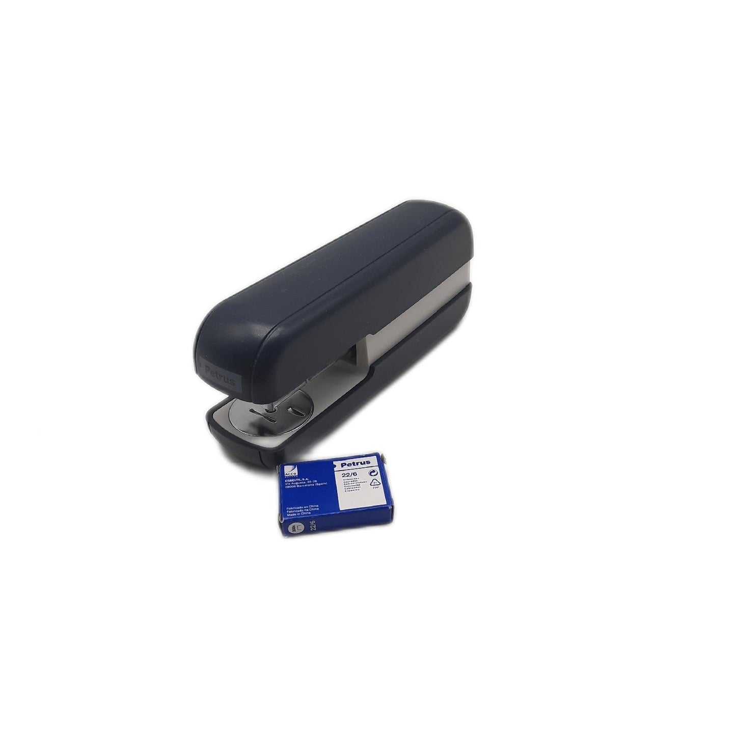 Heftgerät Petrus Cosy 30 Blatt samtgrau Staplers Basic Supplies14