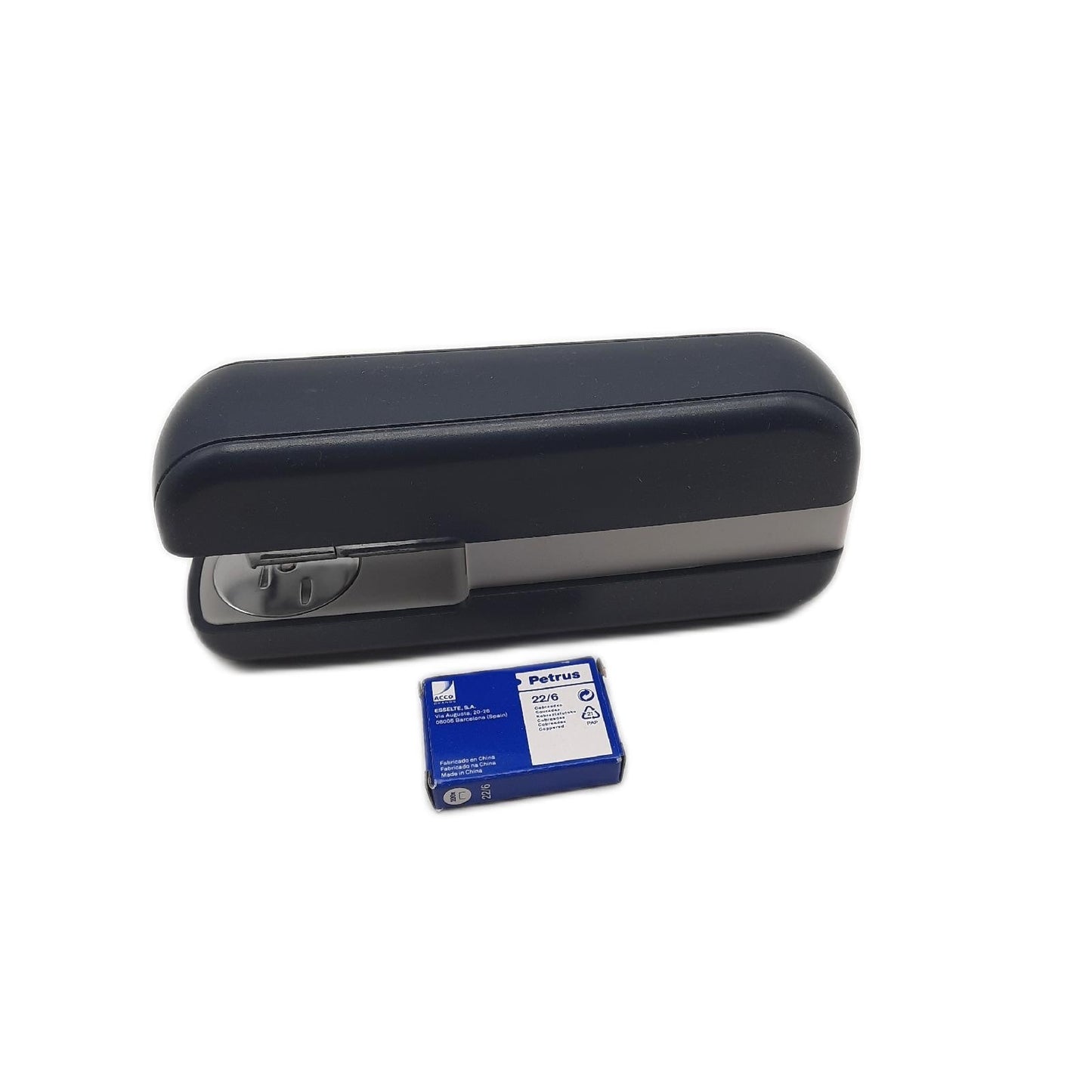 Heftgerät Petrus Cosy 30 Blatt samtgrau Staplers Basic Supplies14