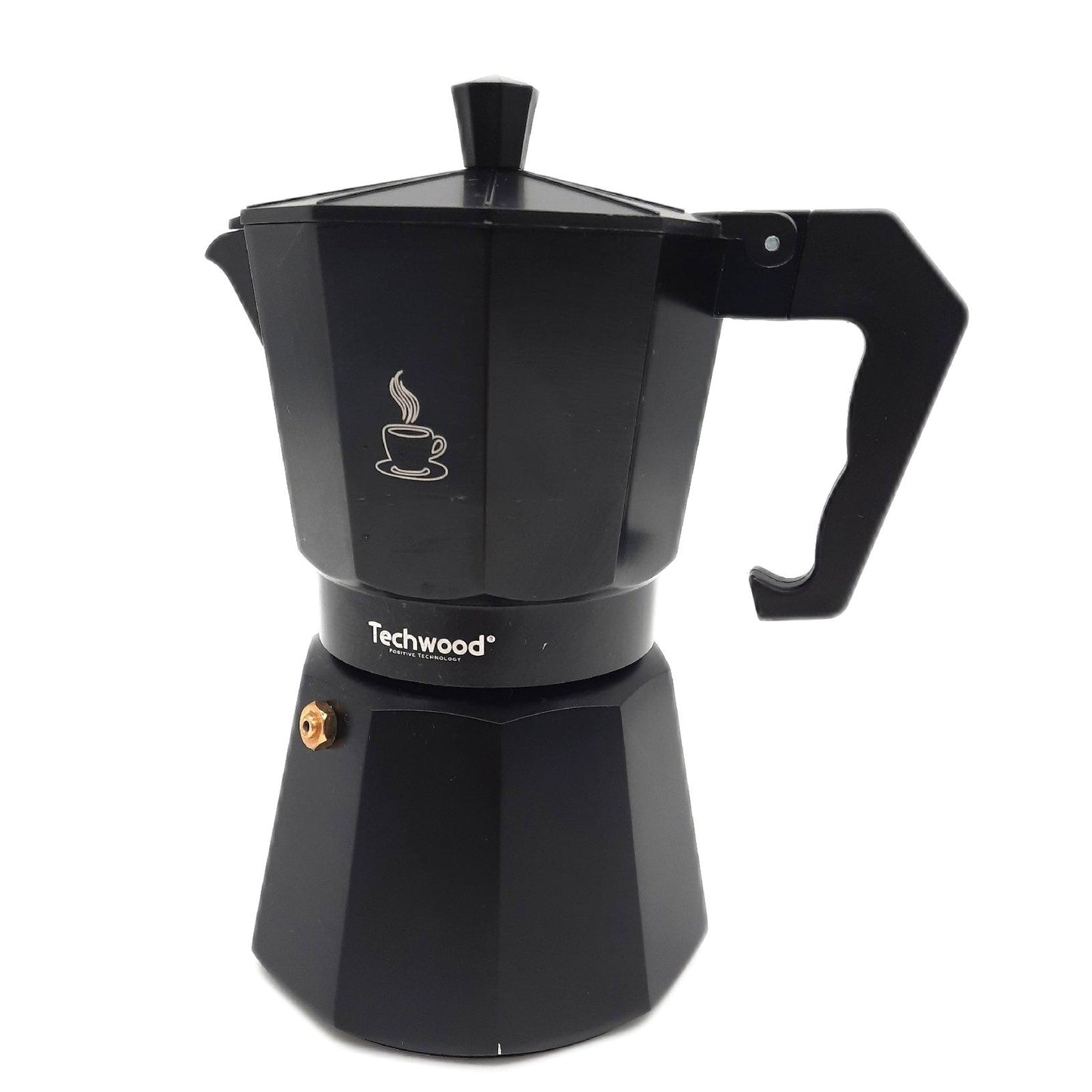 Techwood Kaffeekocher Haushaltswaren Cafeti Moka 6 Tassen kompatibel alle Herdarten Küchenhelfer