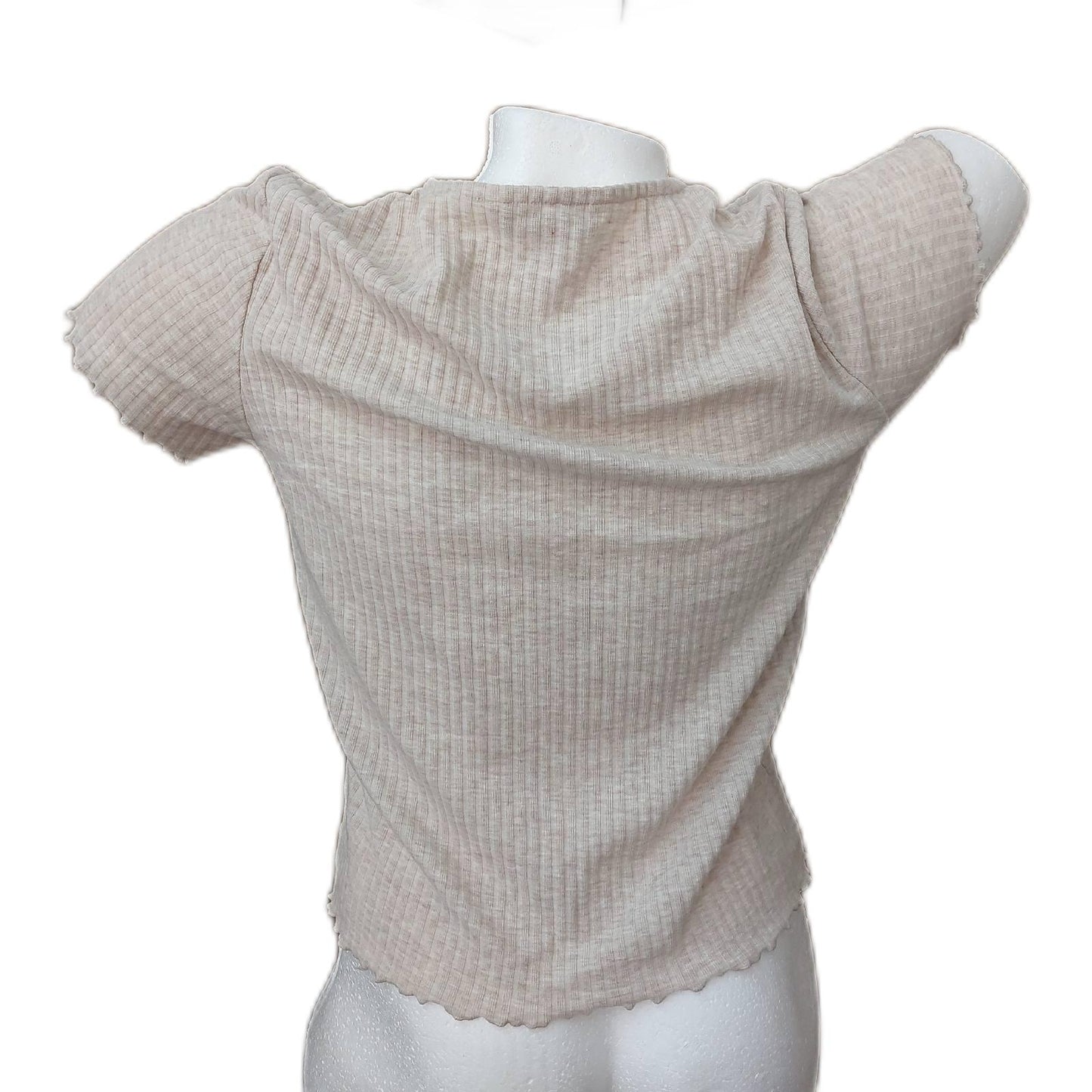 Only Damen T Shirt Bekleidung Onlemma SS Short Top Pumice Stone Melange Freizeitmode Trendsommer 2024